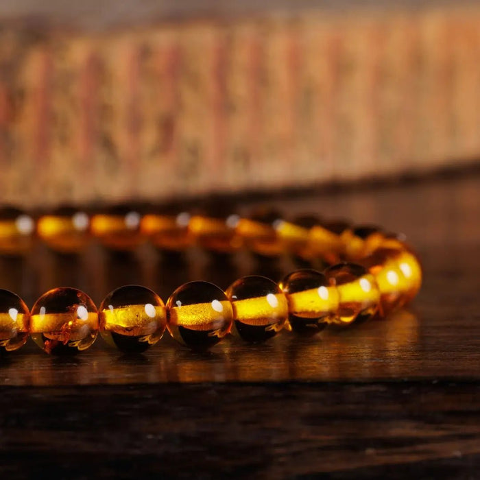 Baltic Amber Bracelet VII (6mm) - Secondary Specimen