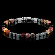 Willow Creek Jasper - Hematite Bracelet I (4mm)