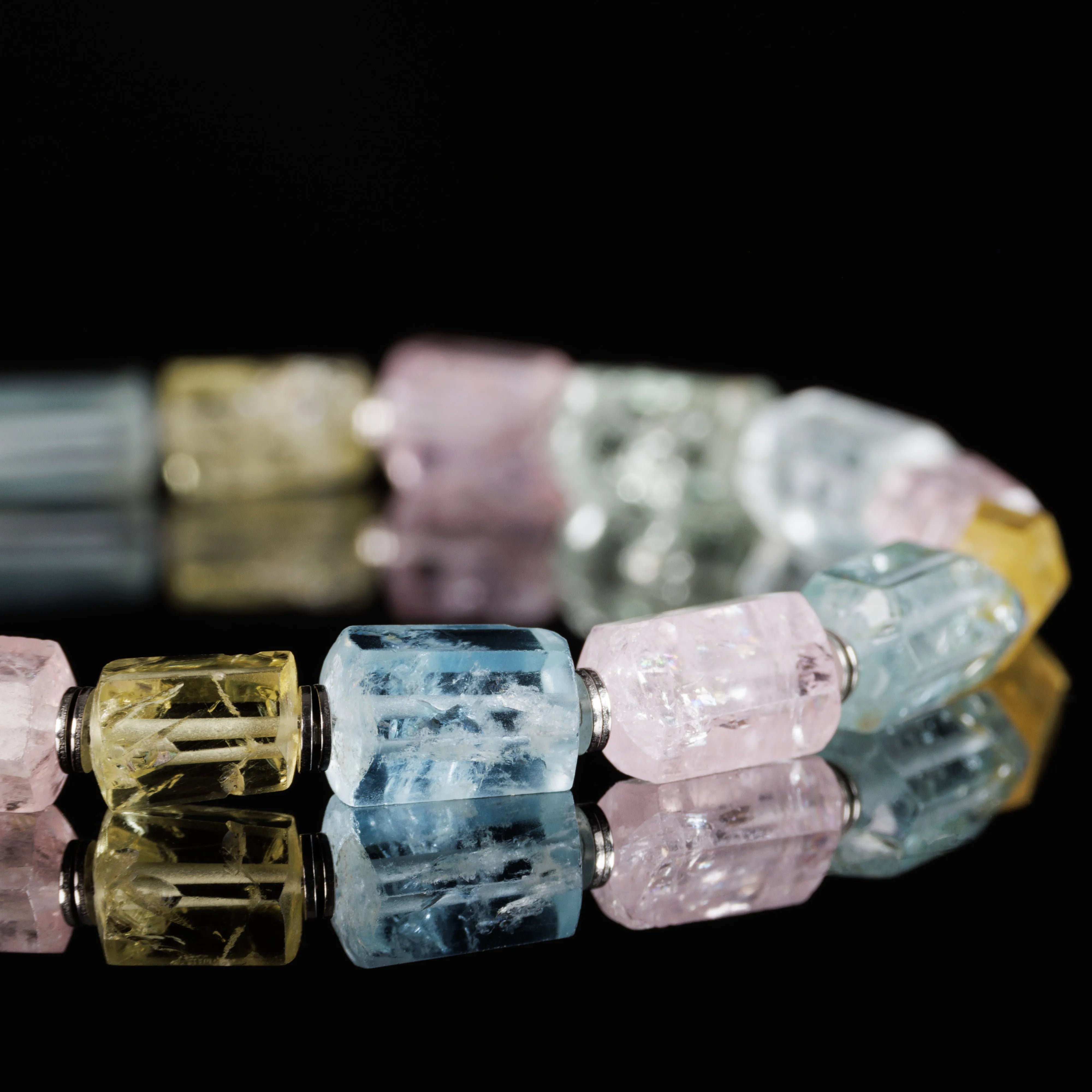 Multi Color Beryl Bracelet I (5-6mm)