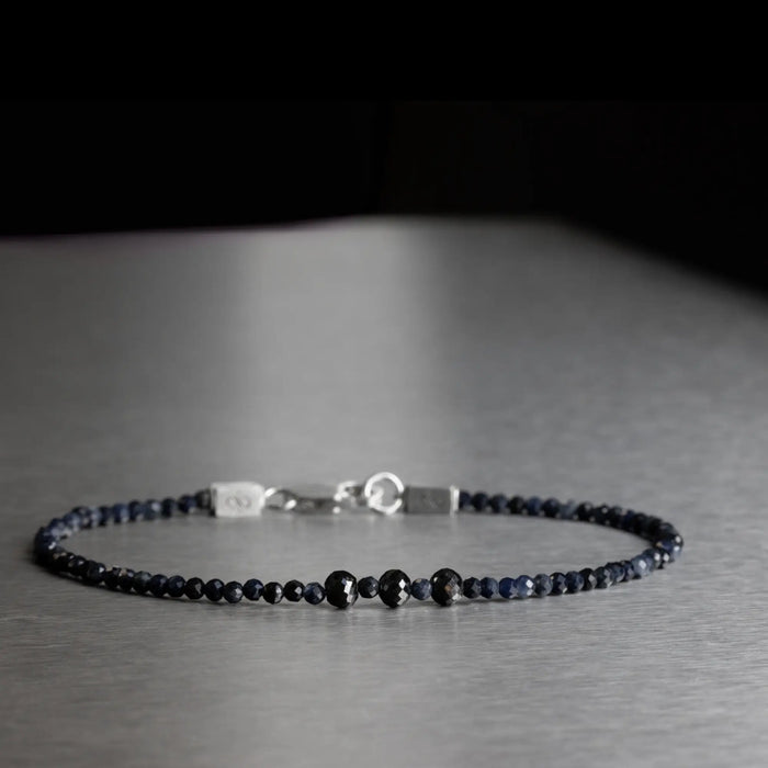 Black Diamond - Sapphire Bracelet 1.5 carat (2-4mm) - Secondary Specimen