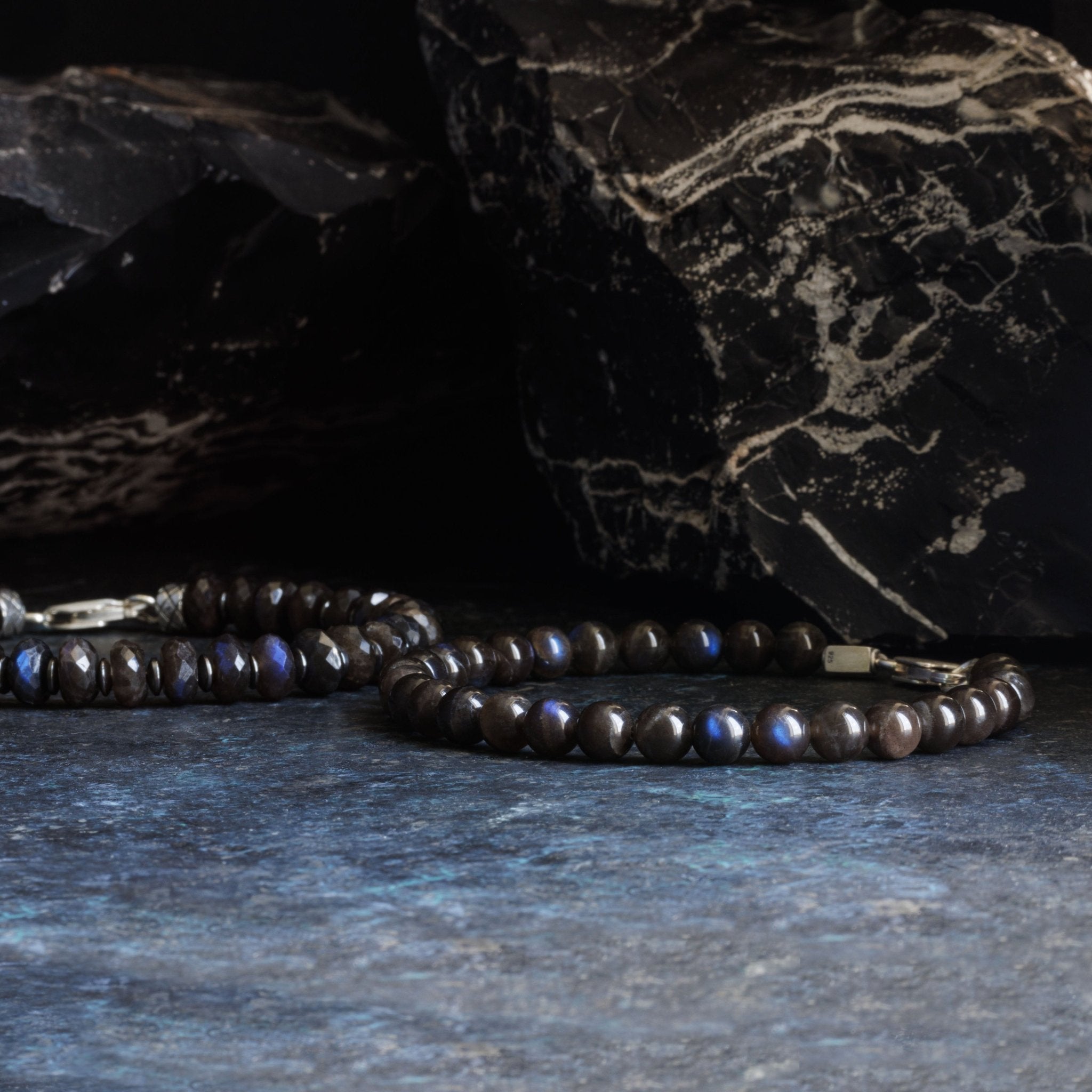 Black Labradorite Bracelet III (6mm)