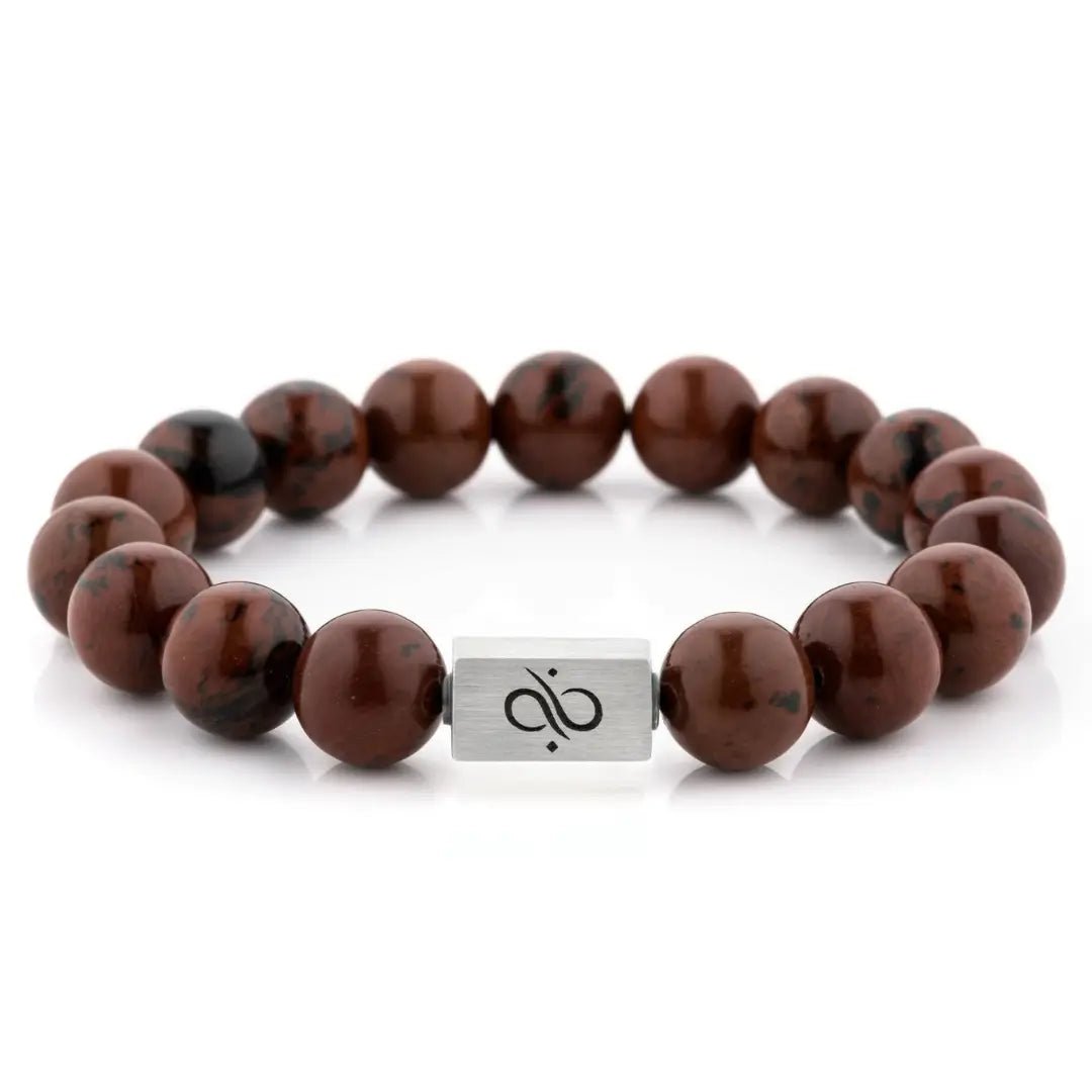 Classic Mahogany Obsidian Bracelet I (12mm)