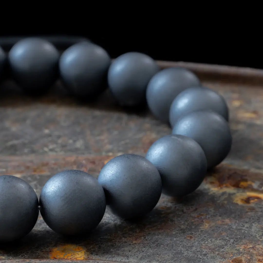 Classic Matte Hematite Bracelet I (12mm)