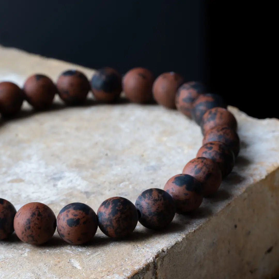 Classic Matte Mahogany Jasper Bracelet II (8mm)