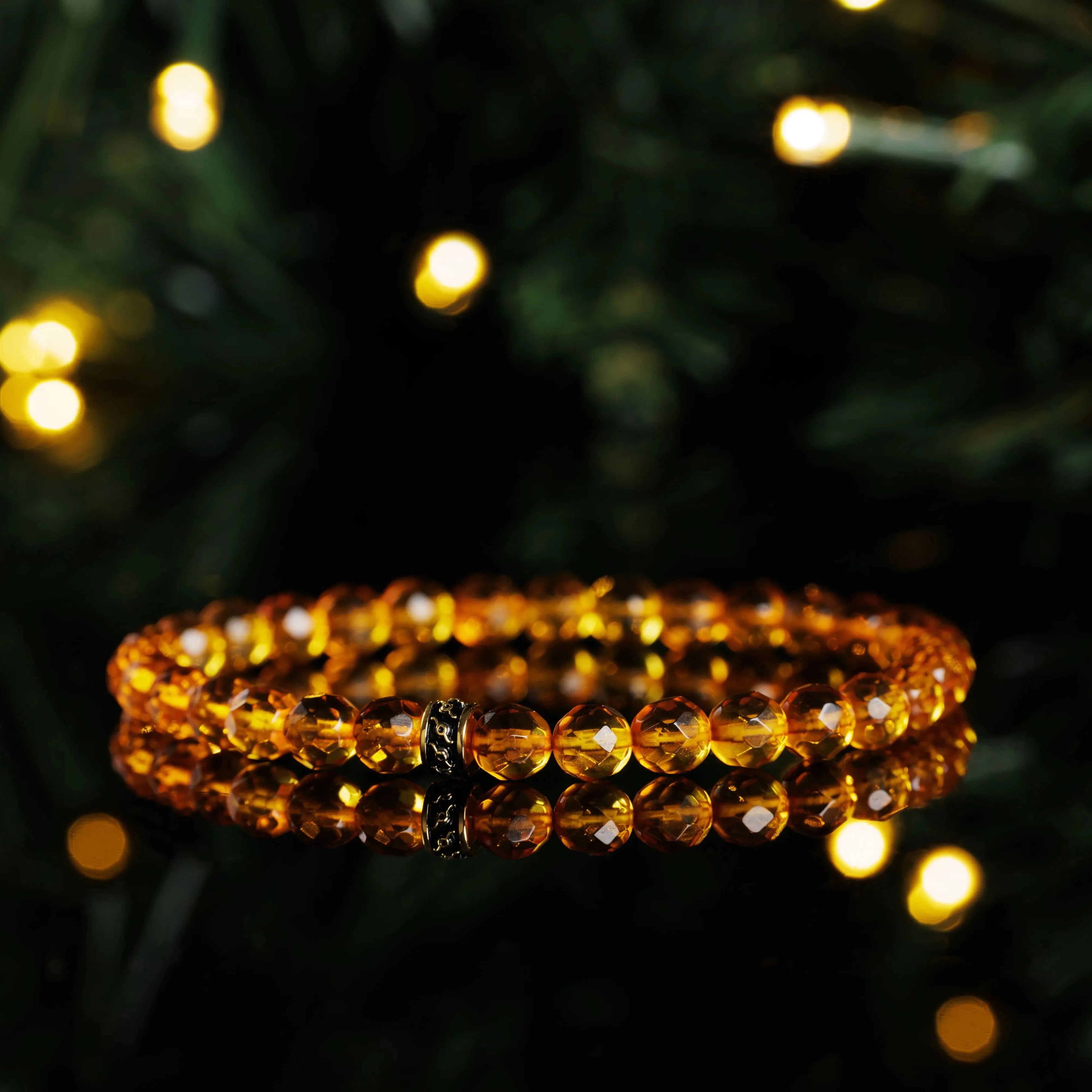 Amber Gold Bracelet I (6mm)