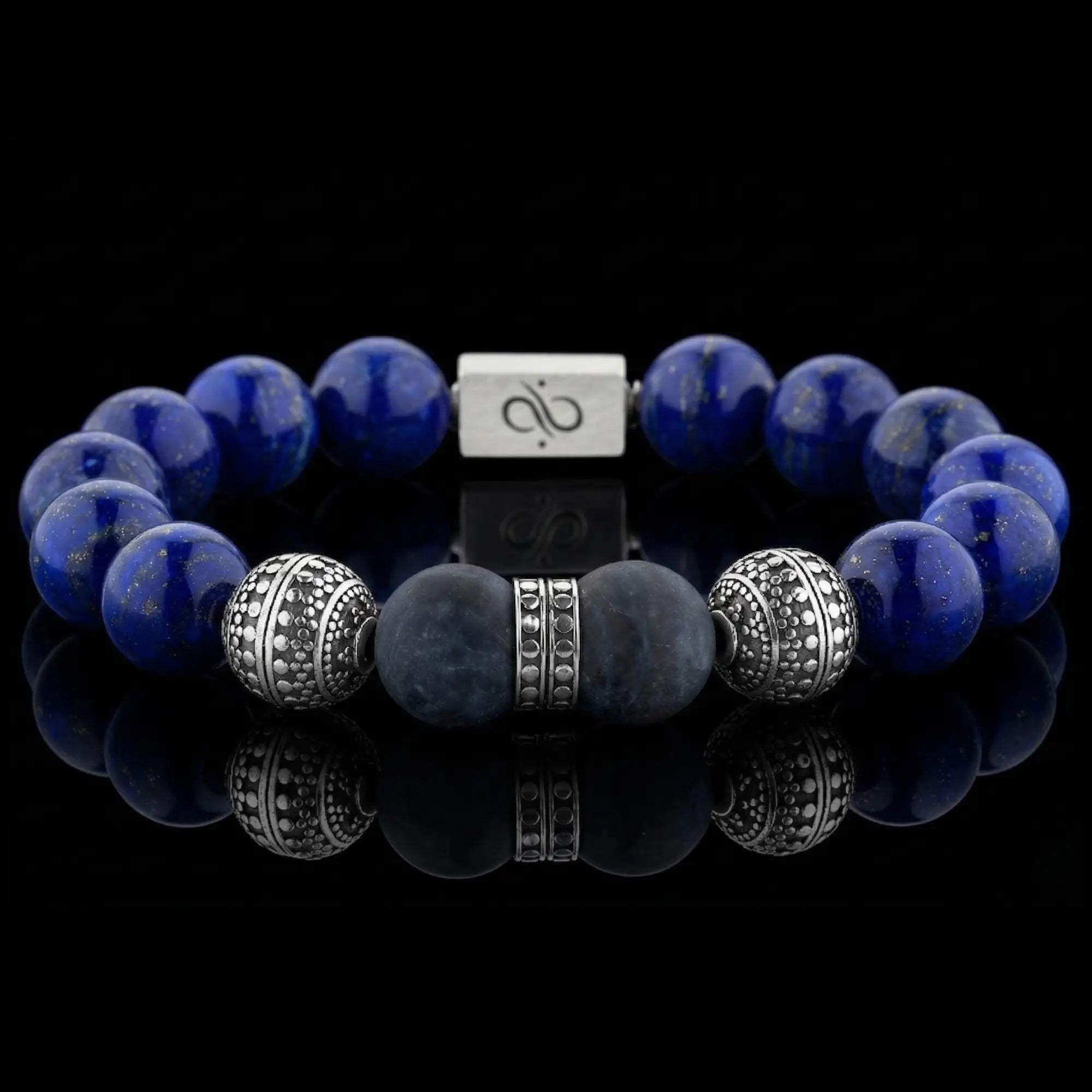 Lapis Lazuli-Sodalite Bracelet I (12mm)