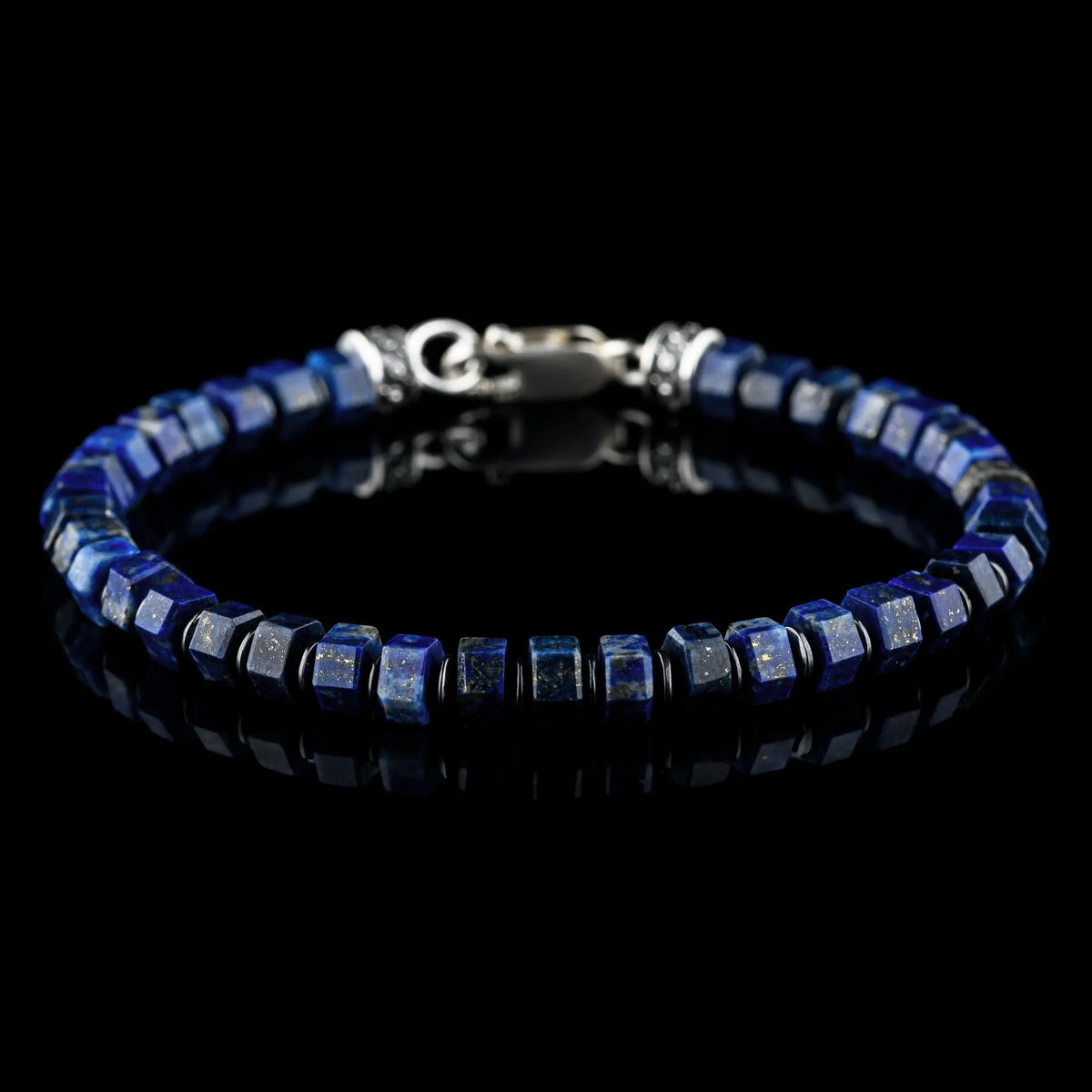 Lapis Lazuli Hexagon Bracelet I (5.5mm)