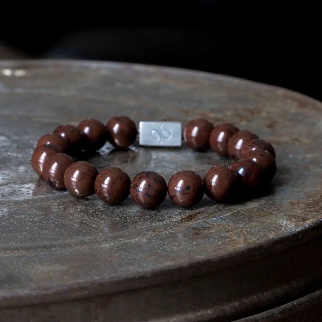 Classic Mahogany Obsidian Bracelet I (12mm)