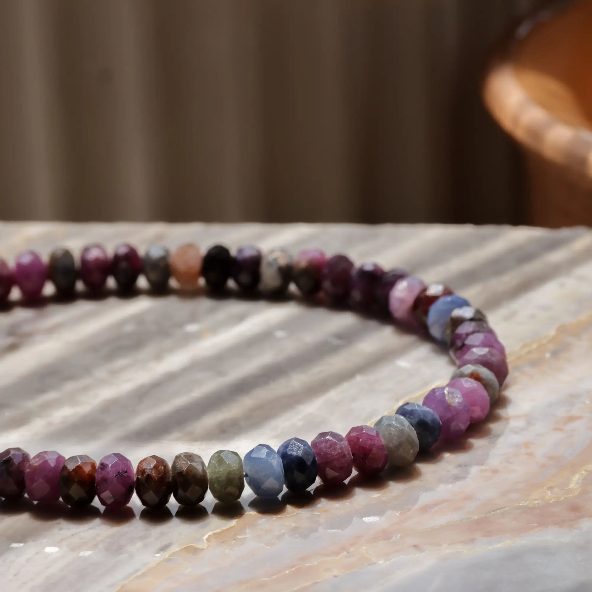 Multicolor Sapphire-Ruby bracelet I (5mm)