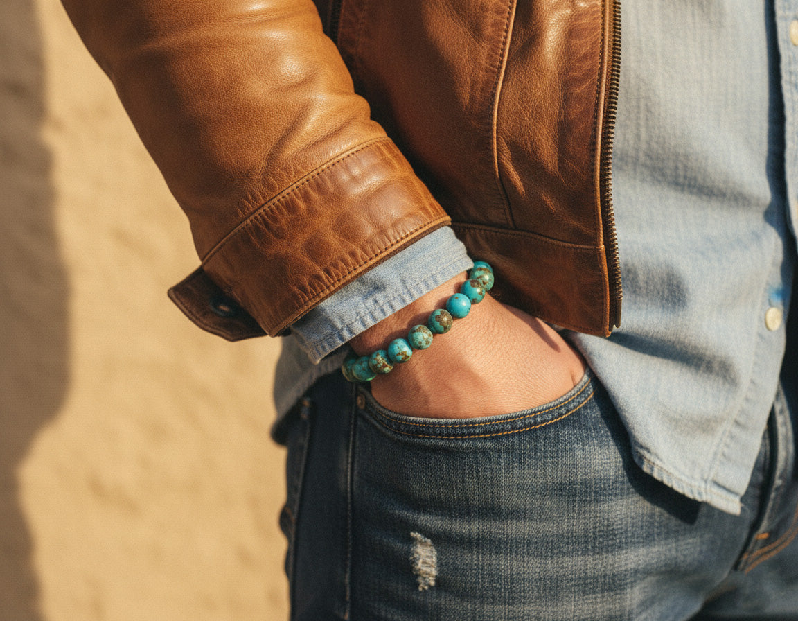 Turquoise Bracelet X (8mm)