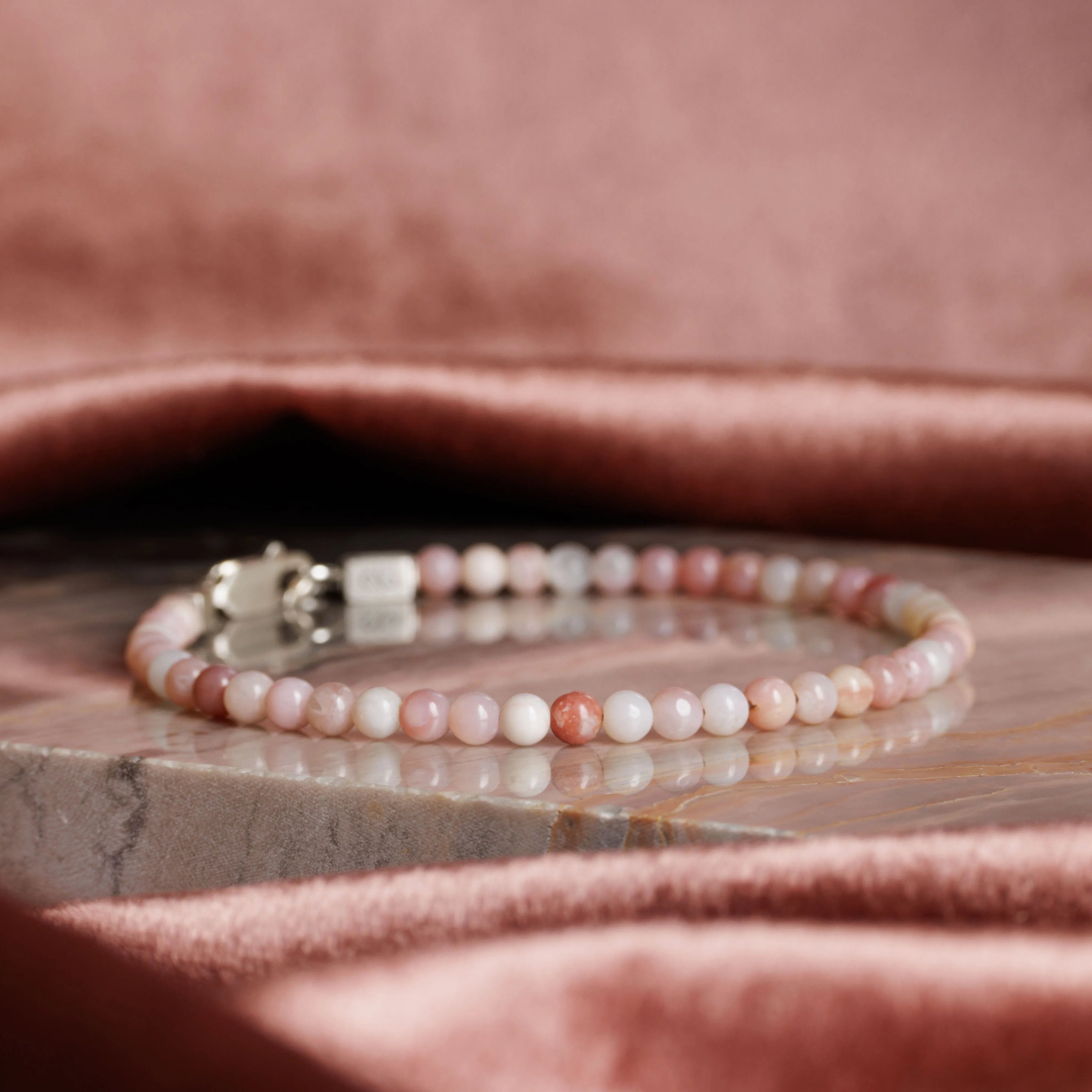 Pink Opal Bracelet II (4mm)