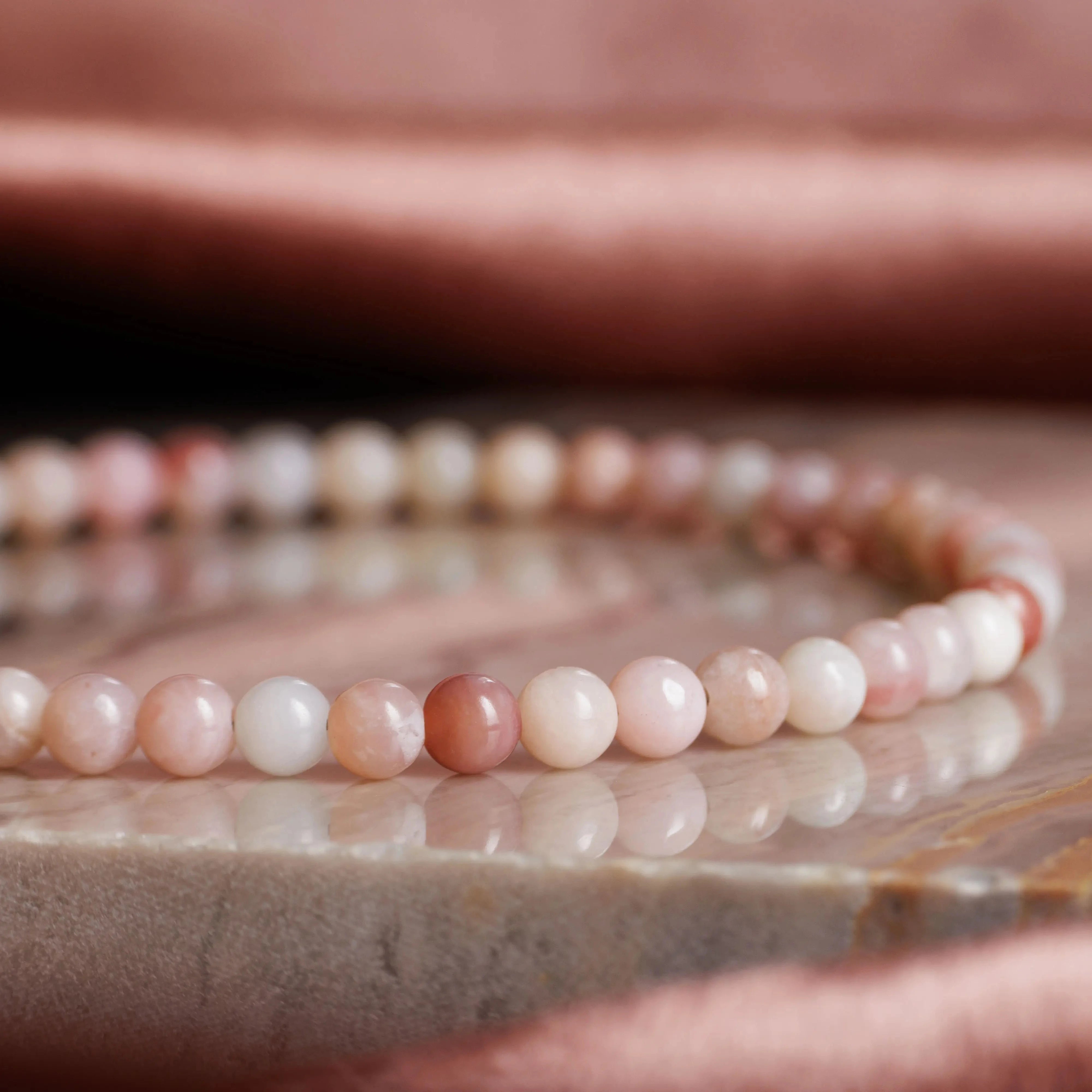 Pink Opal Bracelet II (4mm)