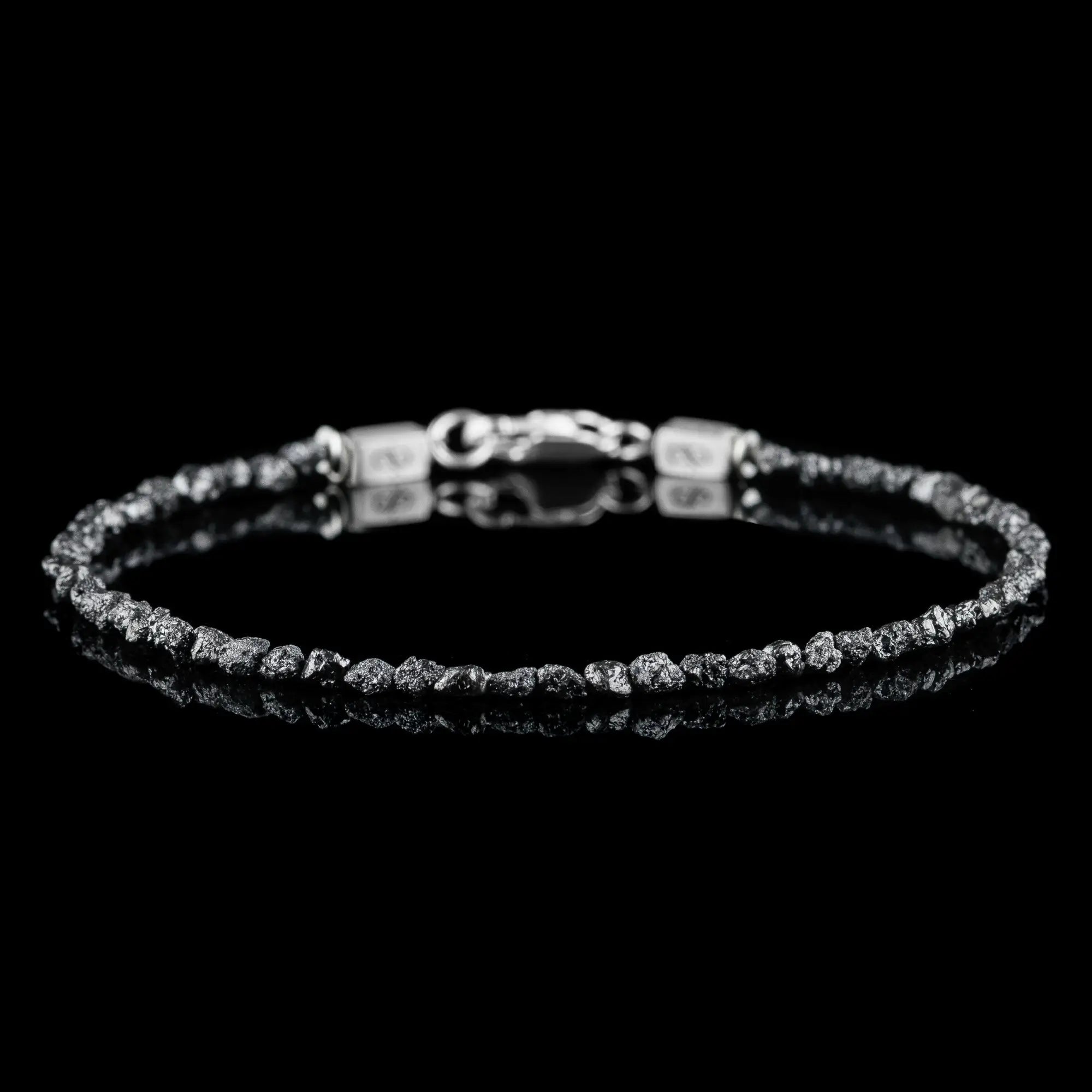 Raw Black Diamond Bracelet VII (2.5-3.5mm)