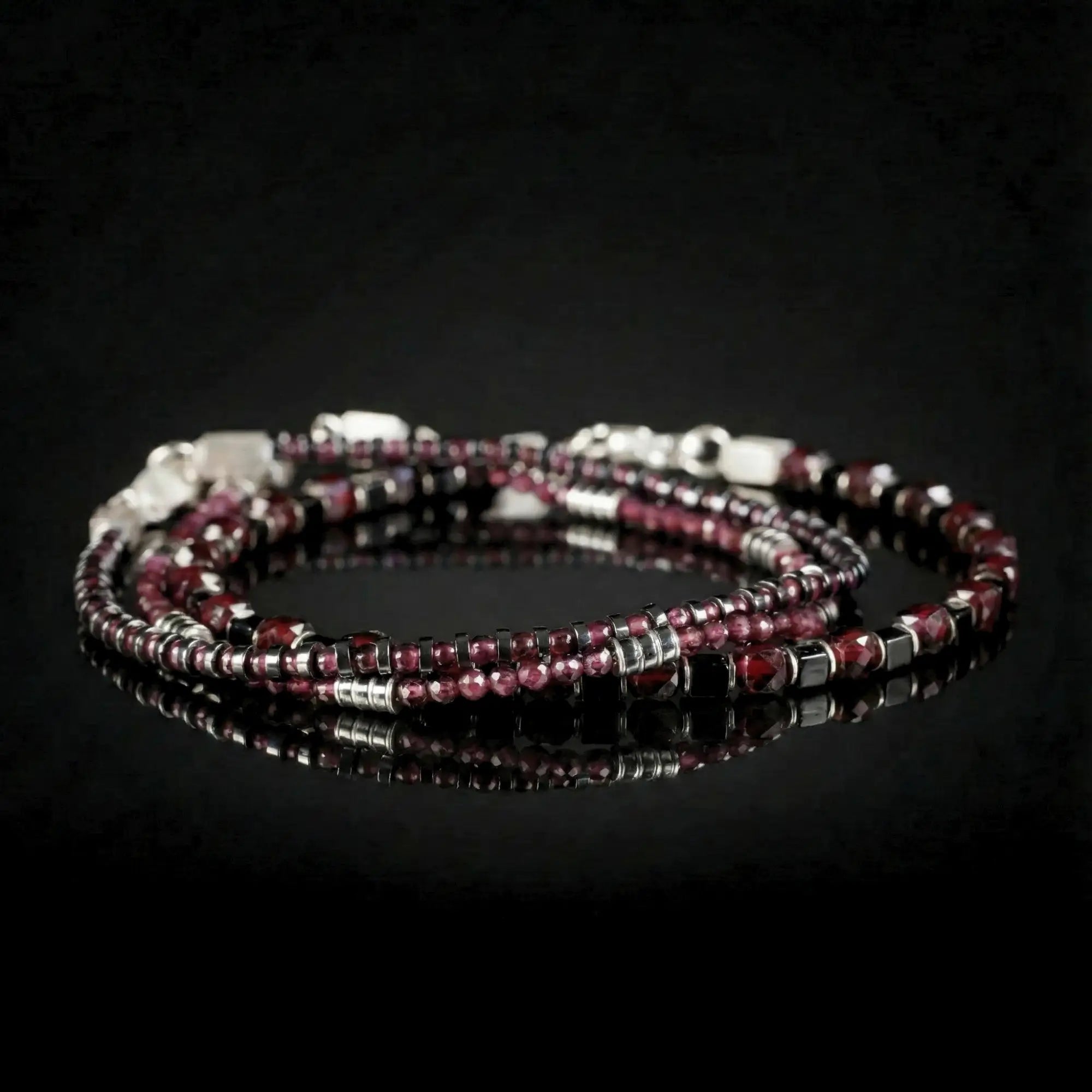 Red Garnet Bundle (2 & 4mm)