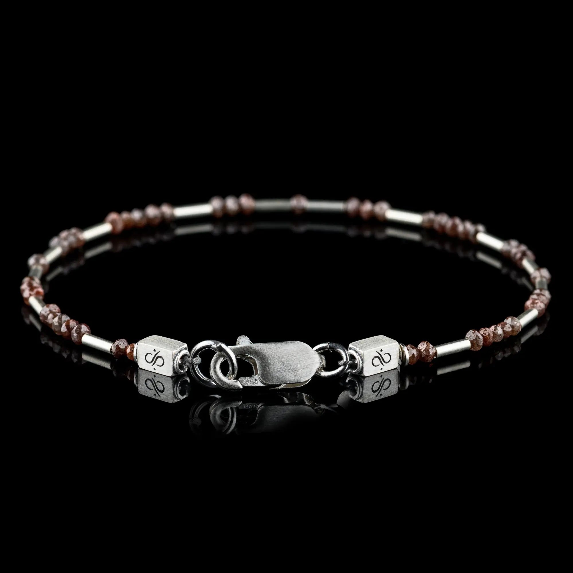 Red-Brown Diamond Bracelet 4 carat (2-3mm)