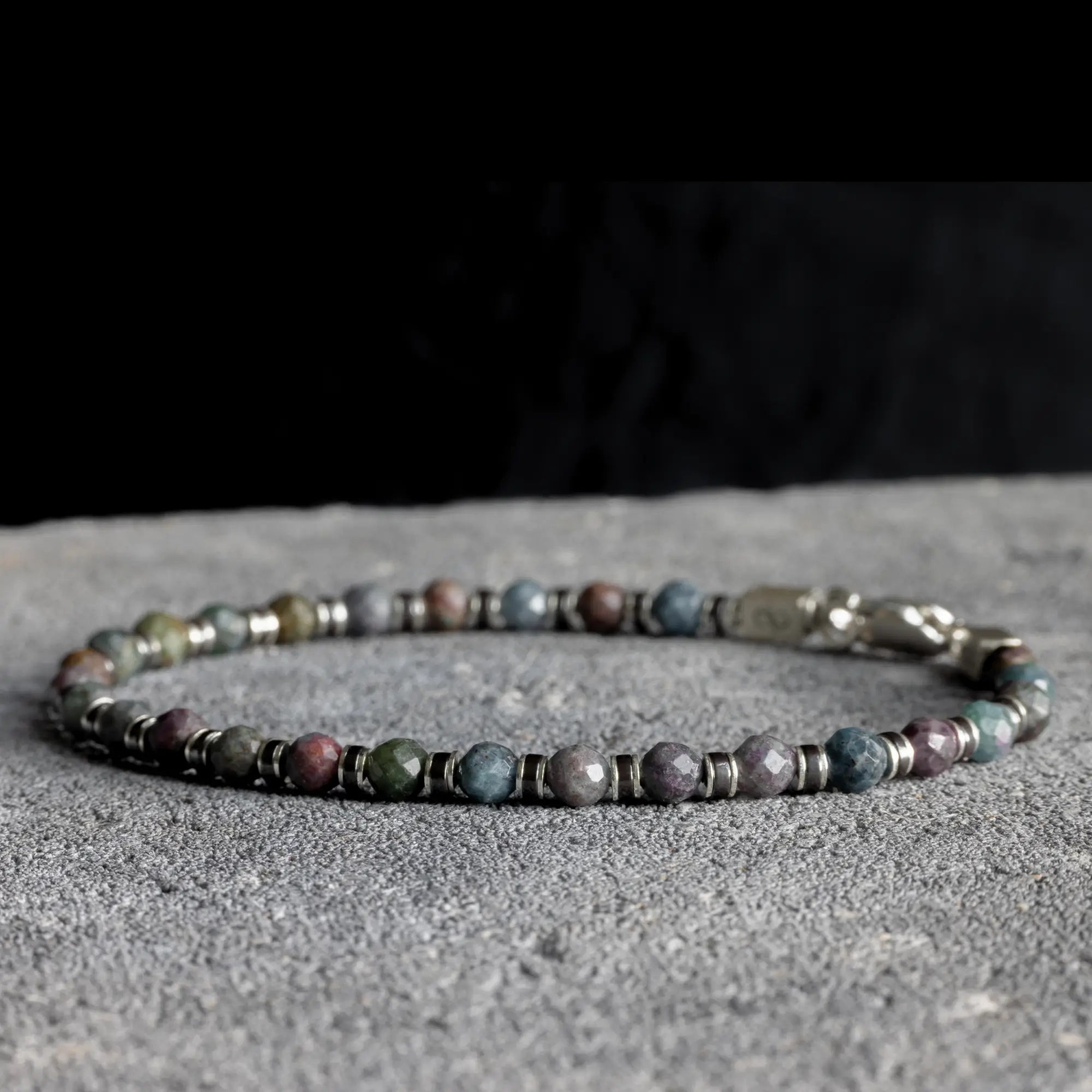 Ruby - Kyanite - Fuchsite Bracelet I (4mm)