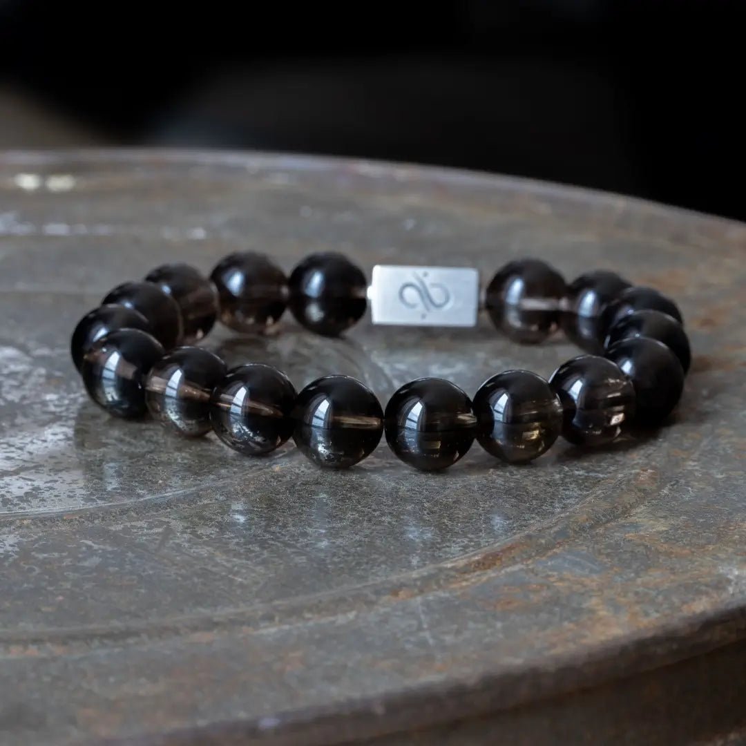 Classic Smoky Quartz Bracelet I (12mm)