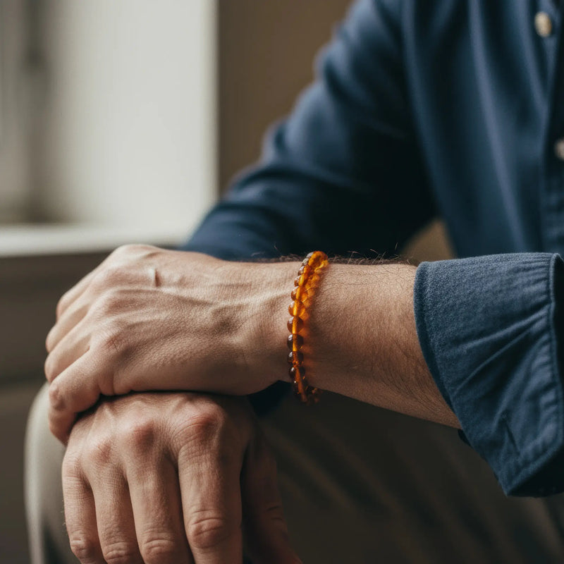 Baltic Amber Bracelet VII (6mm) - Primary Specimen