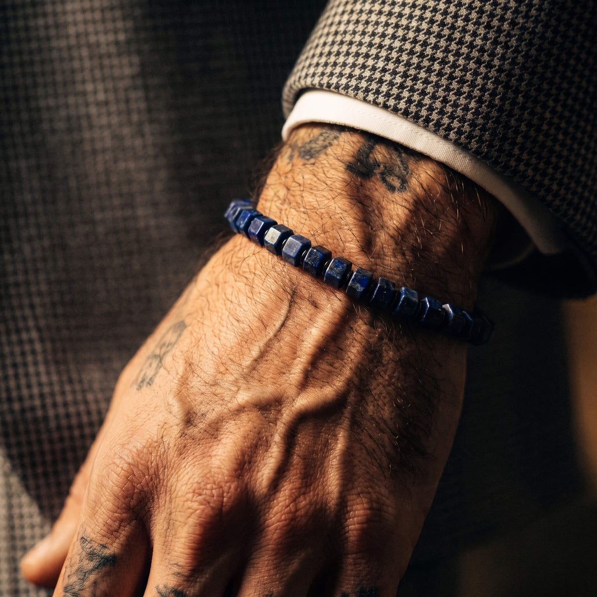 Lapis Lazuli Hexagon Bracelet I (5.5mm)