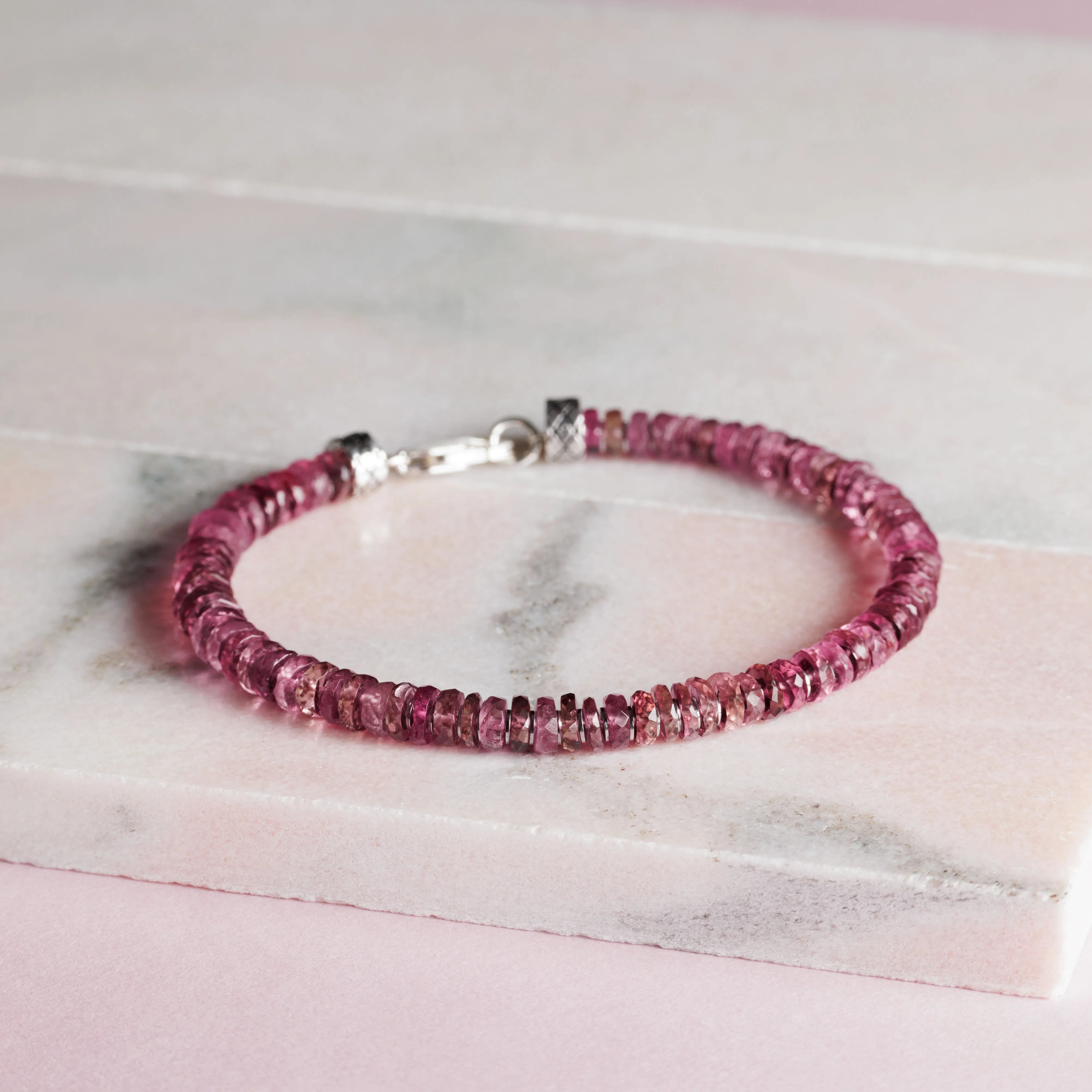 Pink Tourmaline Bracelet II (5mm)