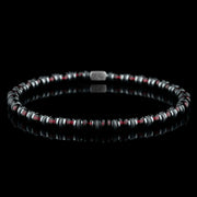 Hematite - Shiny Wine Red Bracelet XXII (4mm)