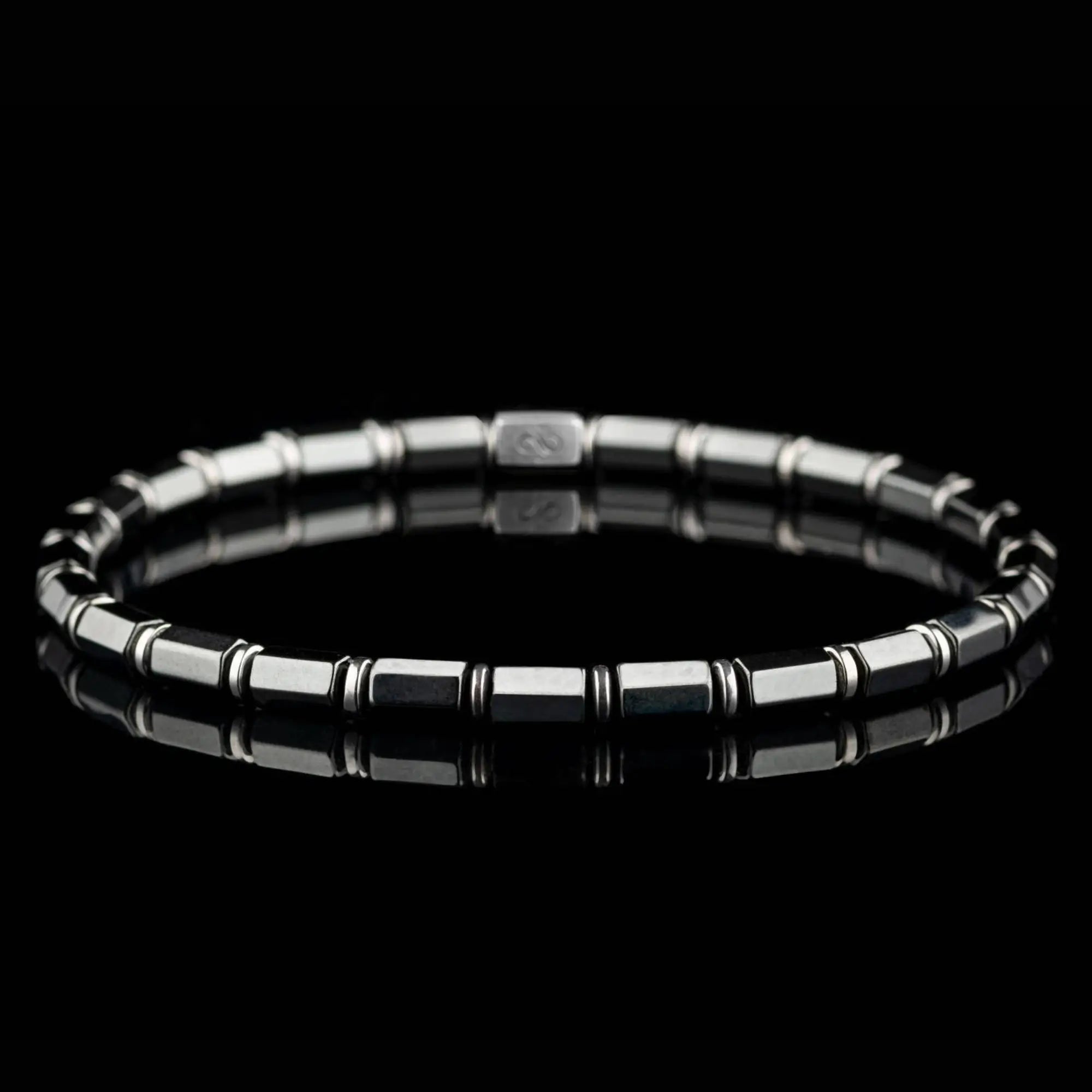 Hematite Hexagon Bracelet IV (4mm)