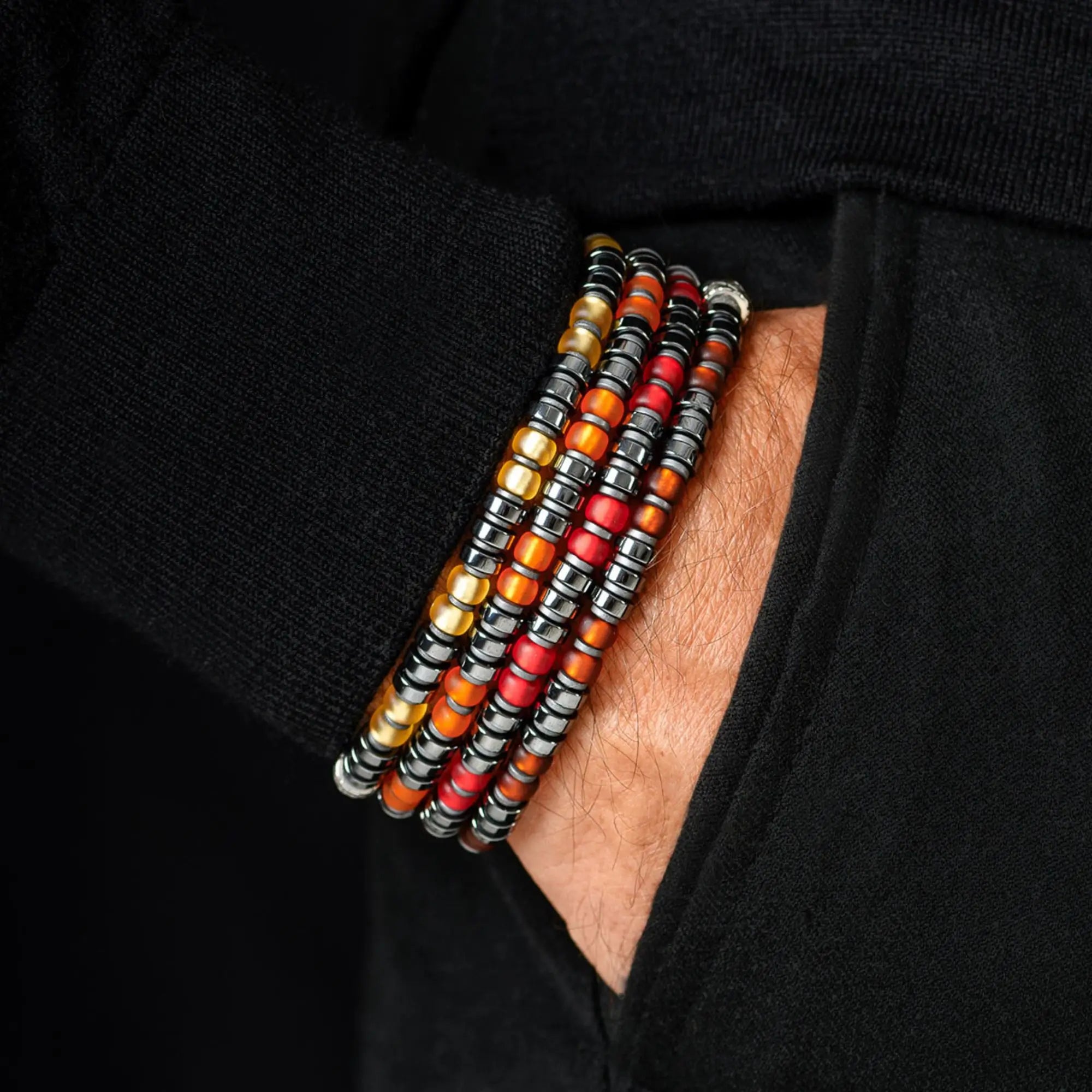 Dark Hematite Red Bracelet I (6mm)