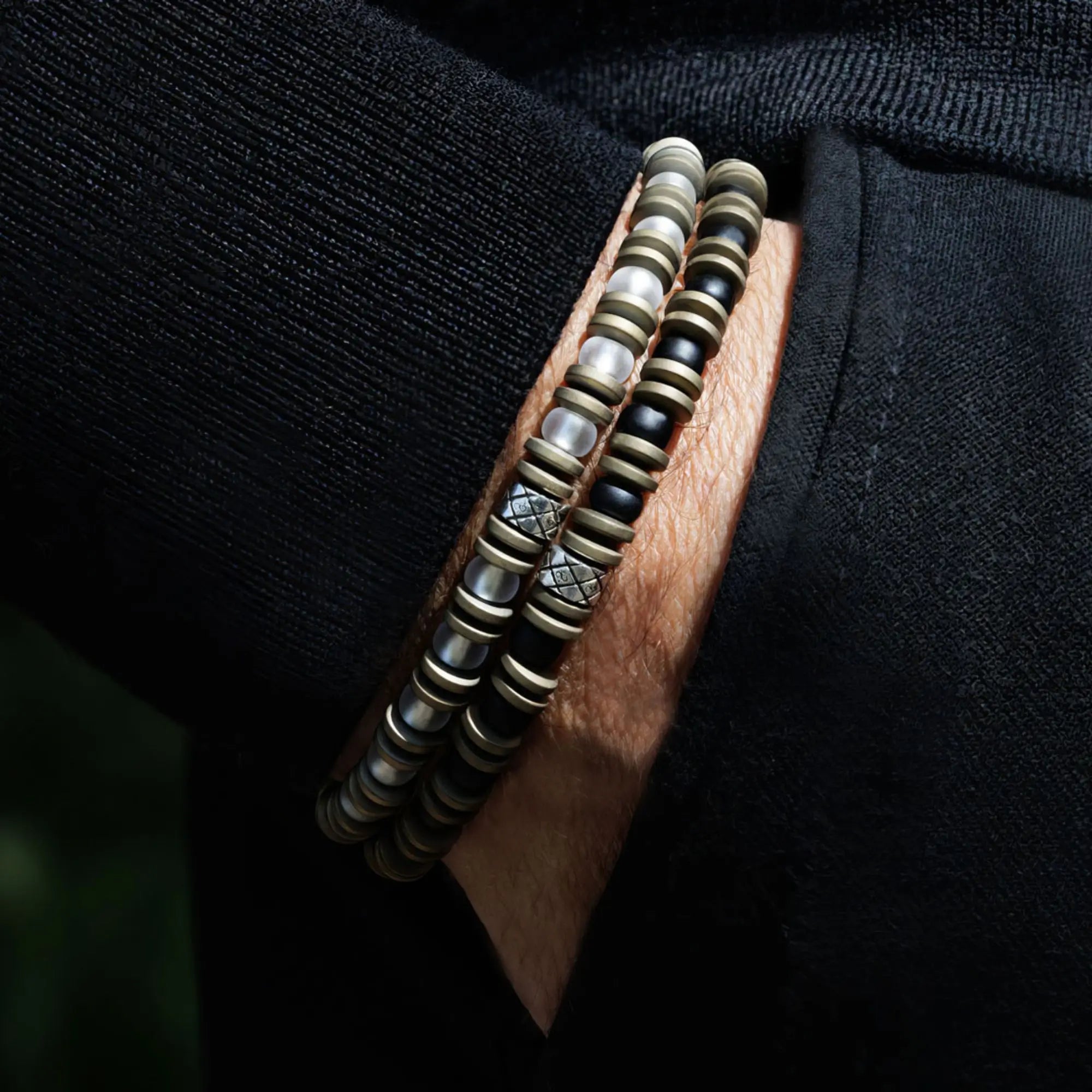 Hematite Bronze Bracelet I (6mm)