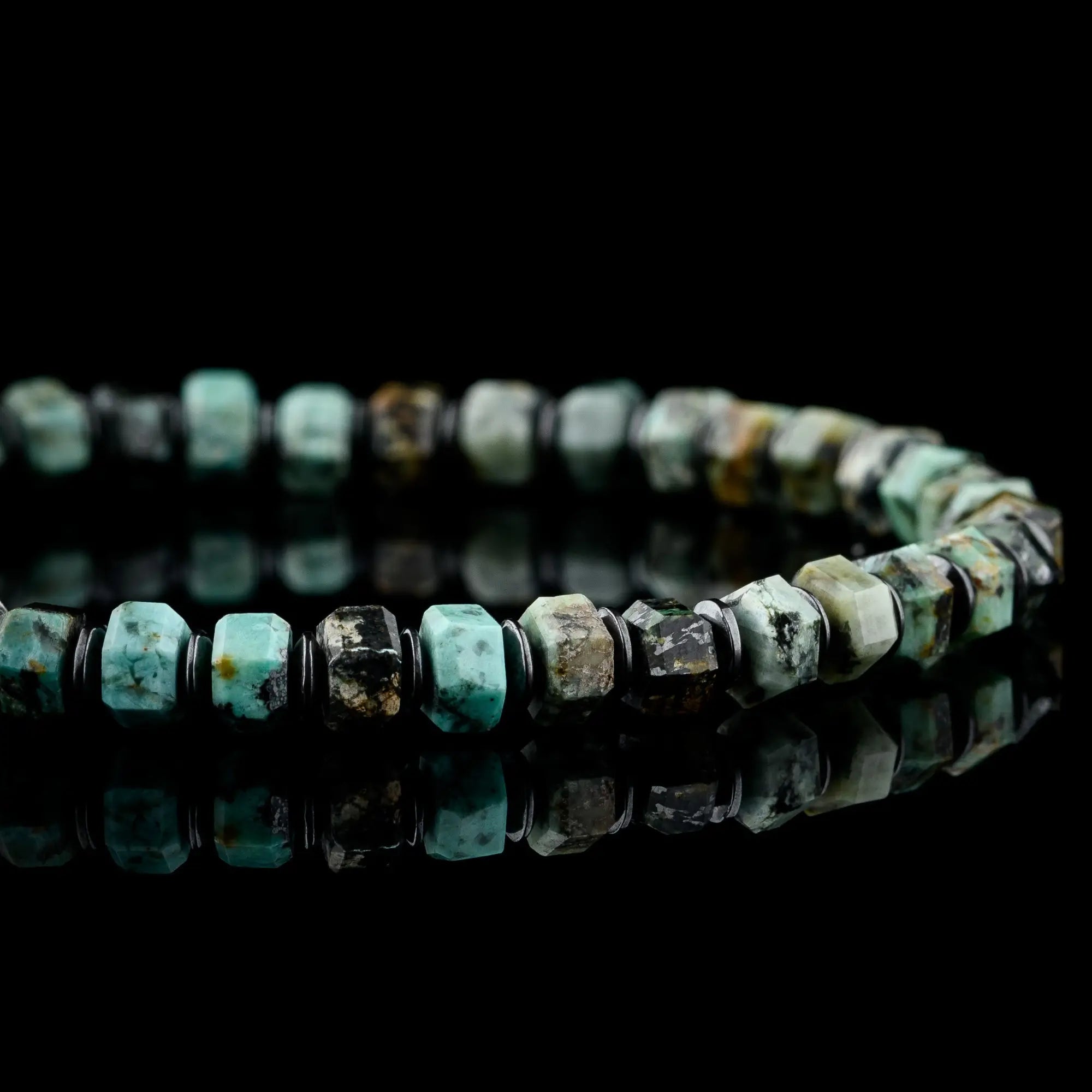 African Turquoise Bracelet II (6mm)