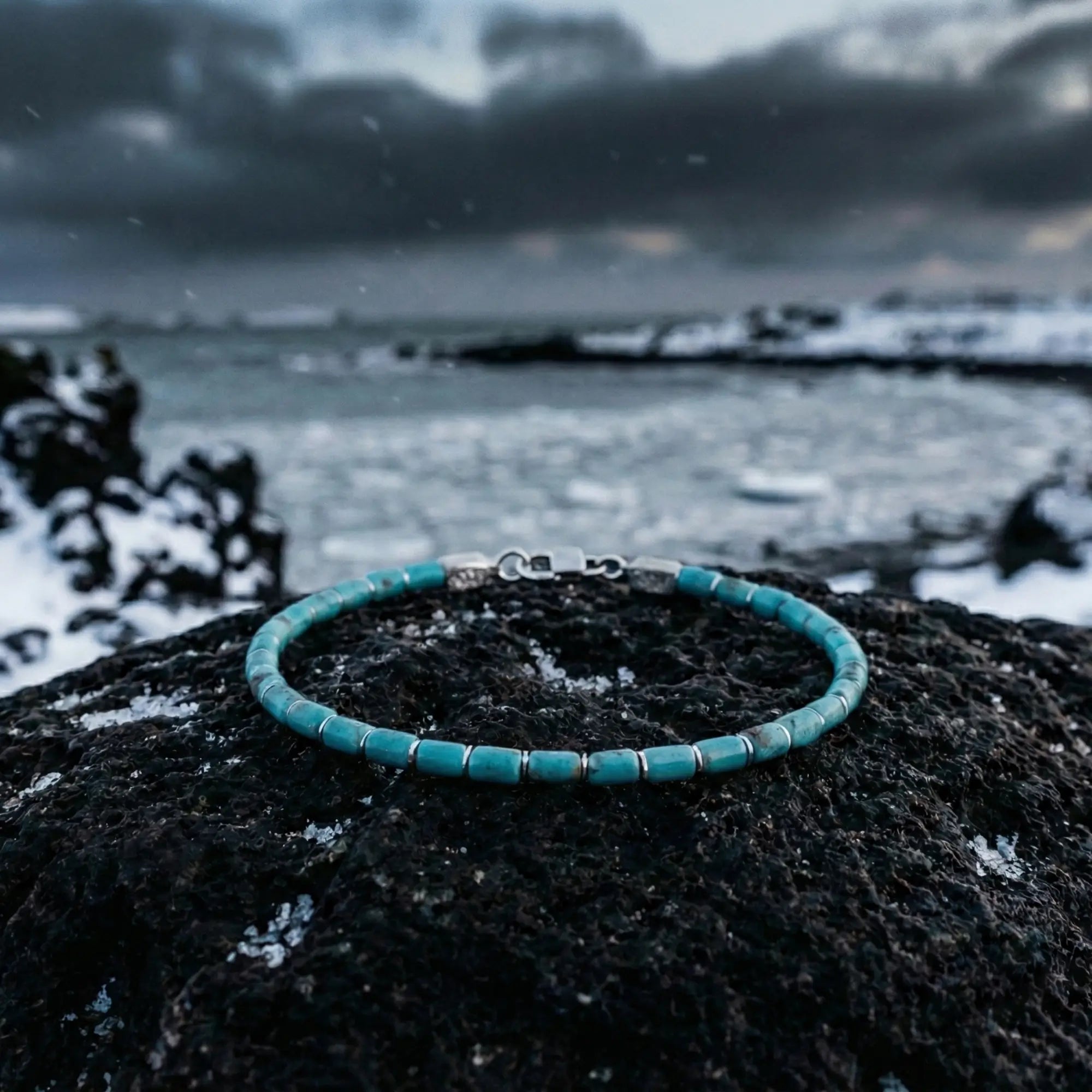 Arizona Blue Turquoise Bracelet II (3mm)