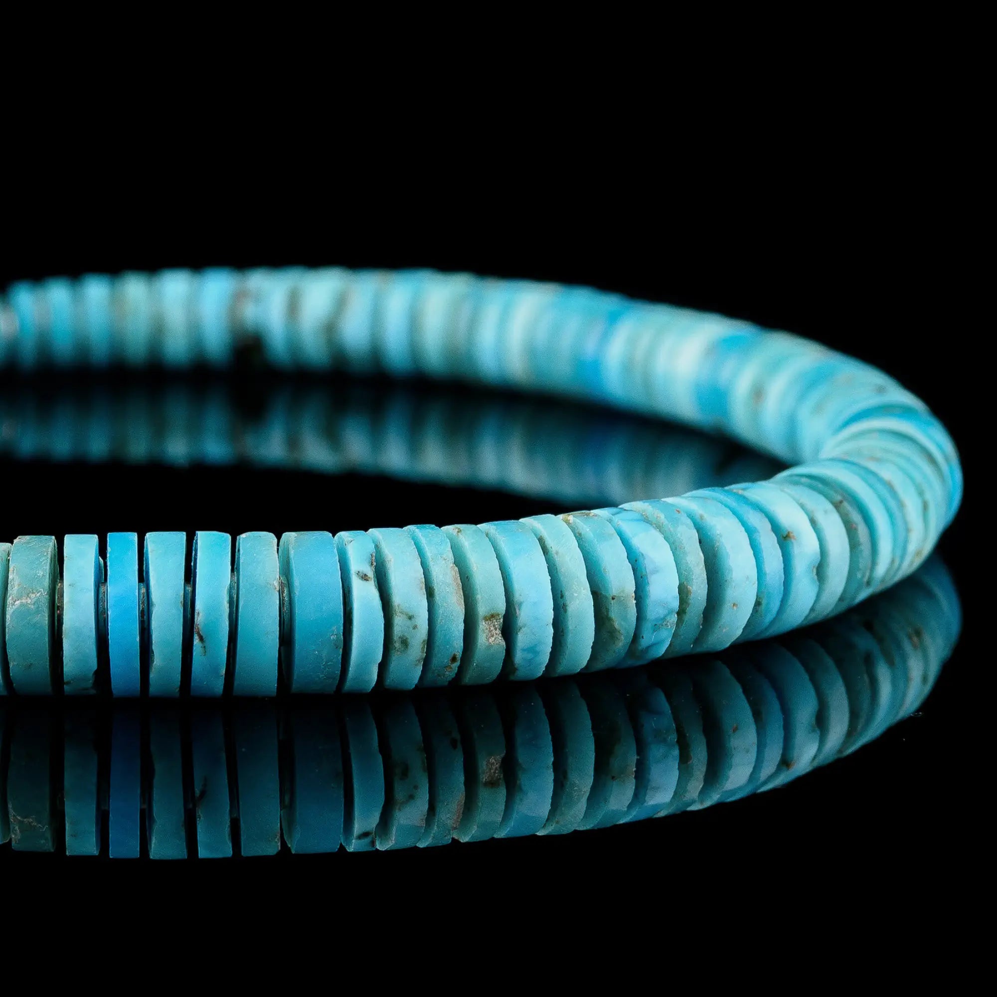 Arizona Blue Turquoise Bracelet I (3-7mm)
