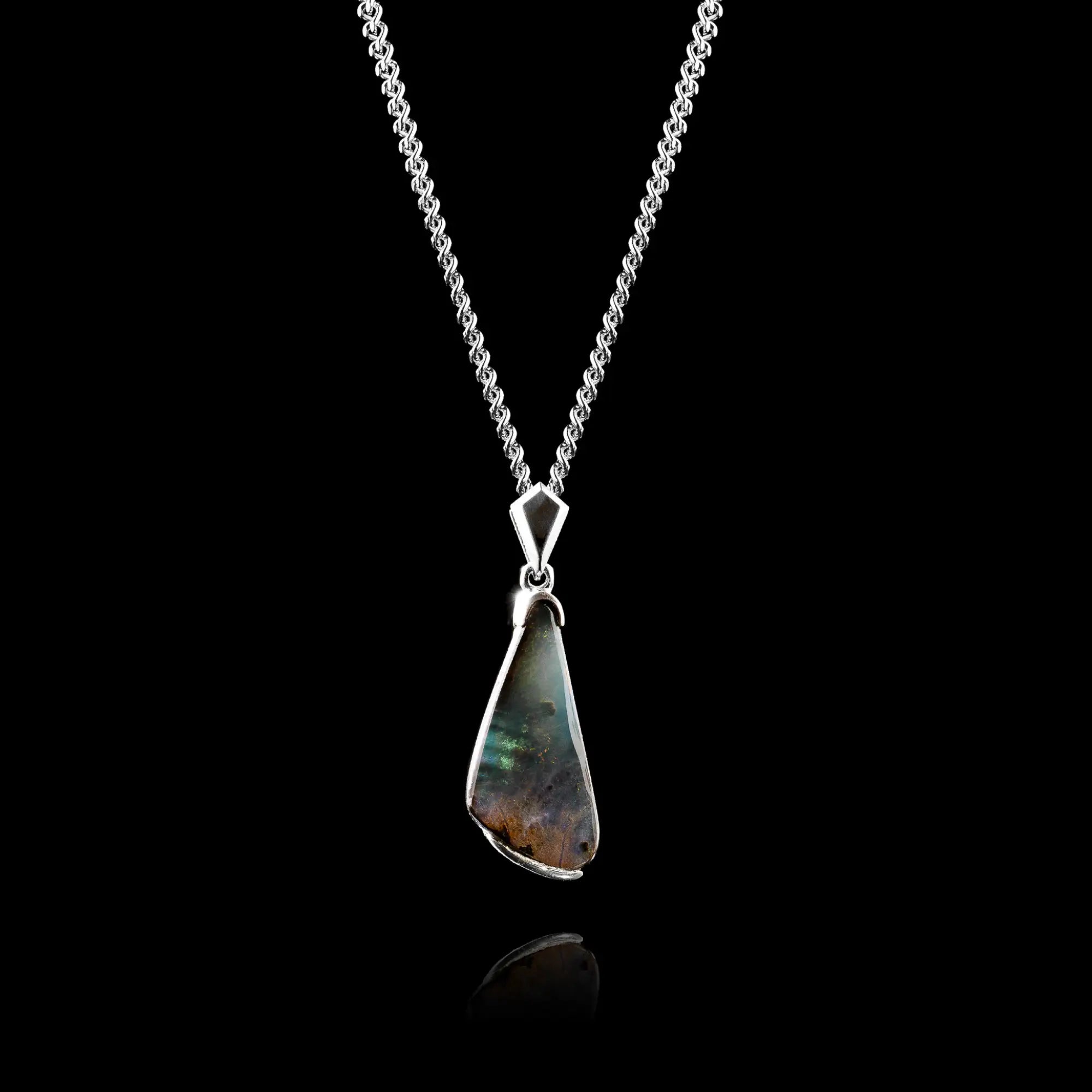 Australian Boulder Opal Pendant 7.44ct (II)