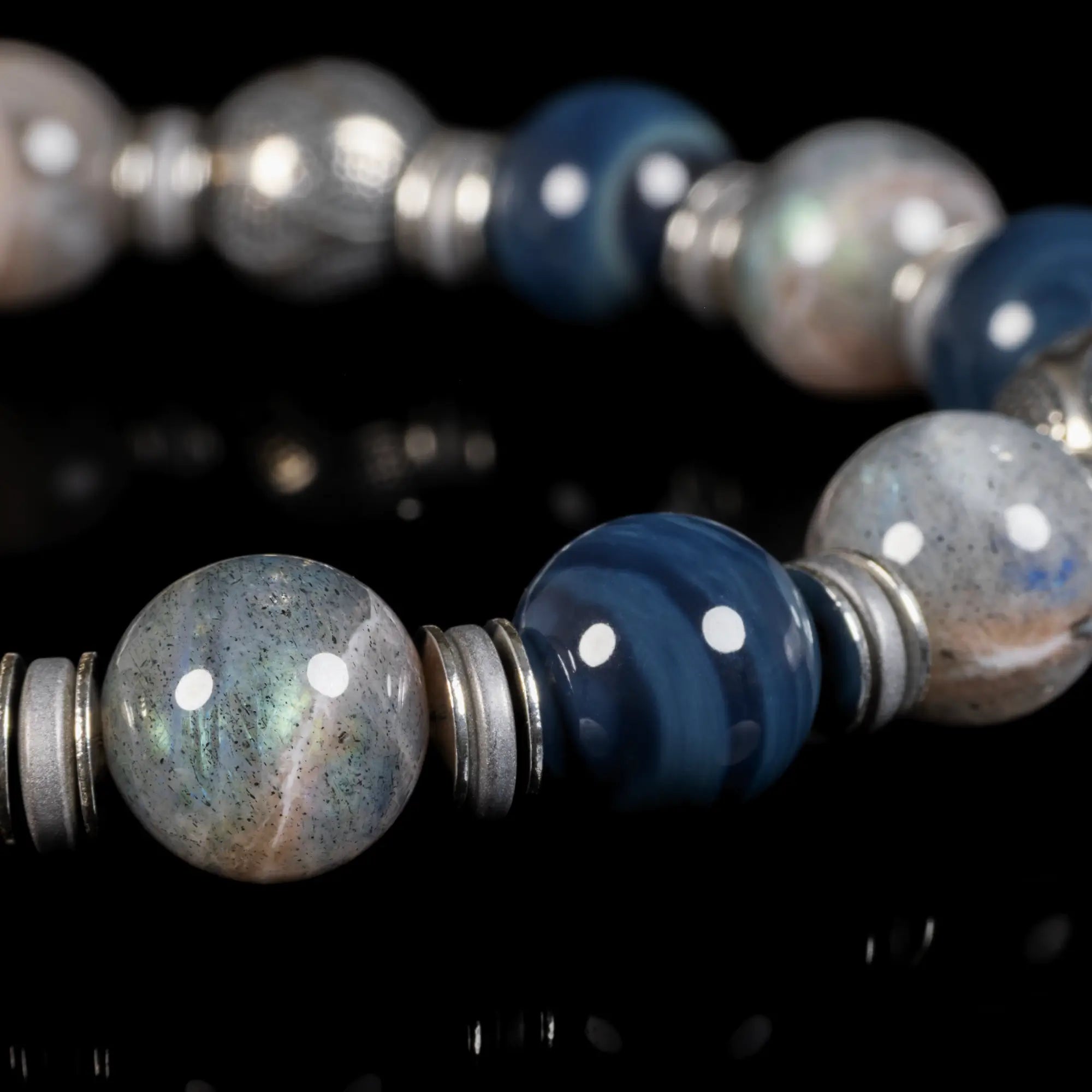 Banded Labradorite - Sieberstein Nascor Bracelet I (10mm)