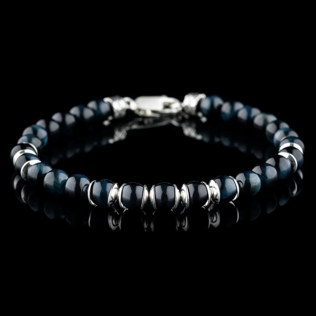 Blue Tiger Eye Bracelet IV (6.5mm)