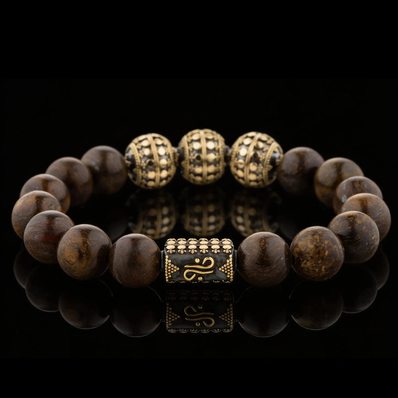 Bronzite Gold Bracelet II (12mm)