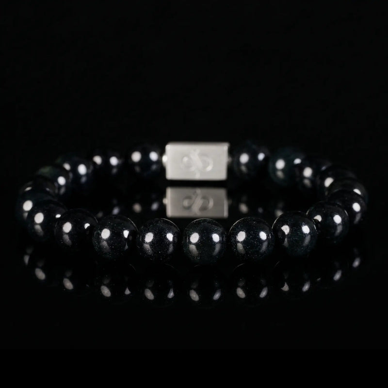 Burmese Black Jade Bracelet III (10mm)
