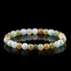 Burmese Multicolor Jade Bracelet XVI (7-7.5mm)