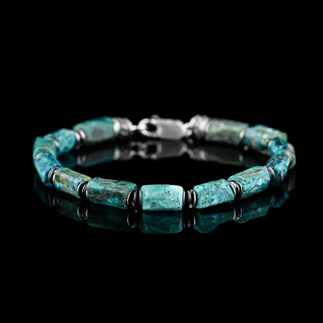 Chrysocolla Azurite Bracelet II (6-8mm)