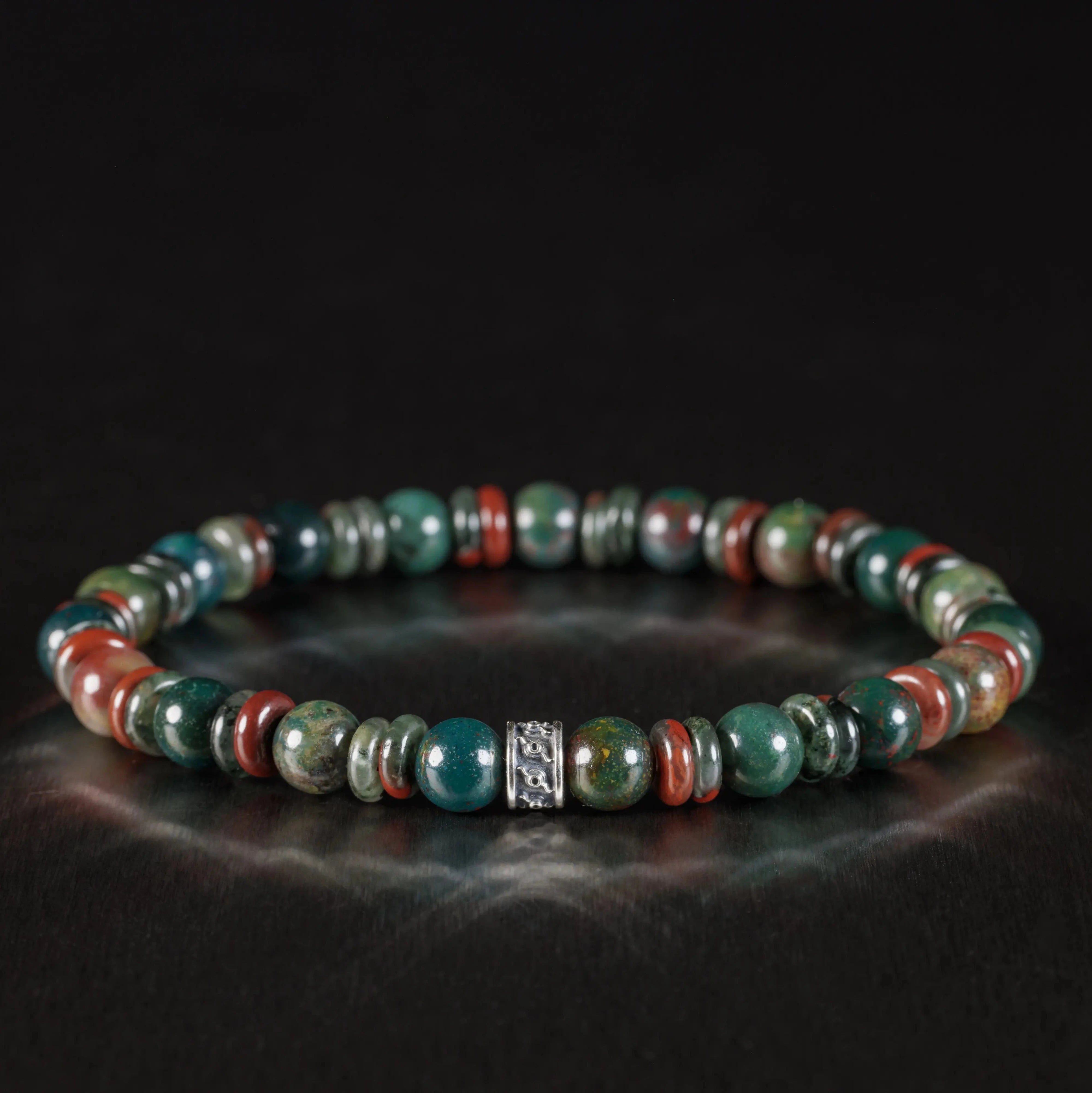 Bloodstone Bracelet I (6mm)