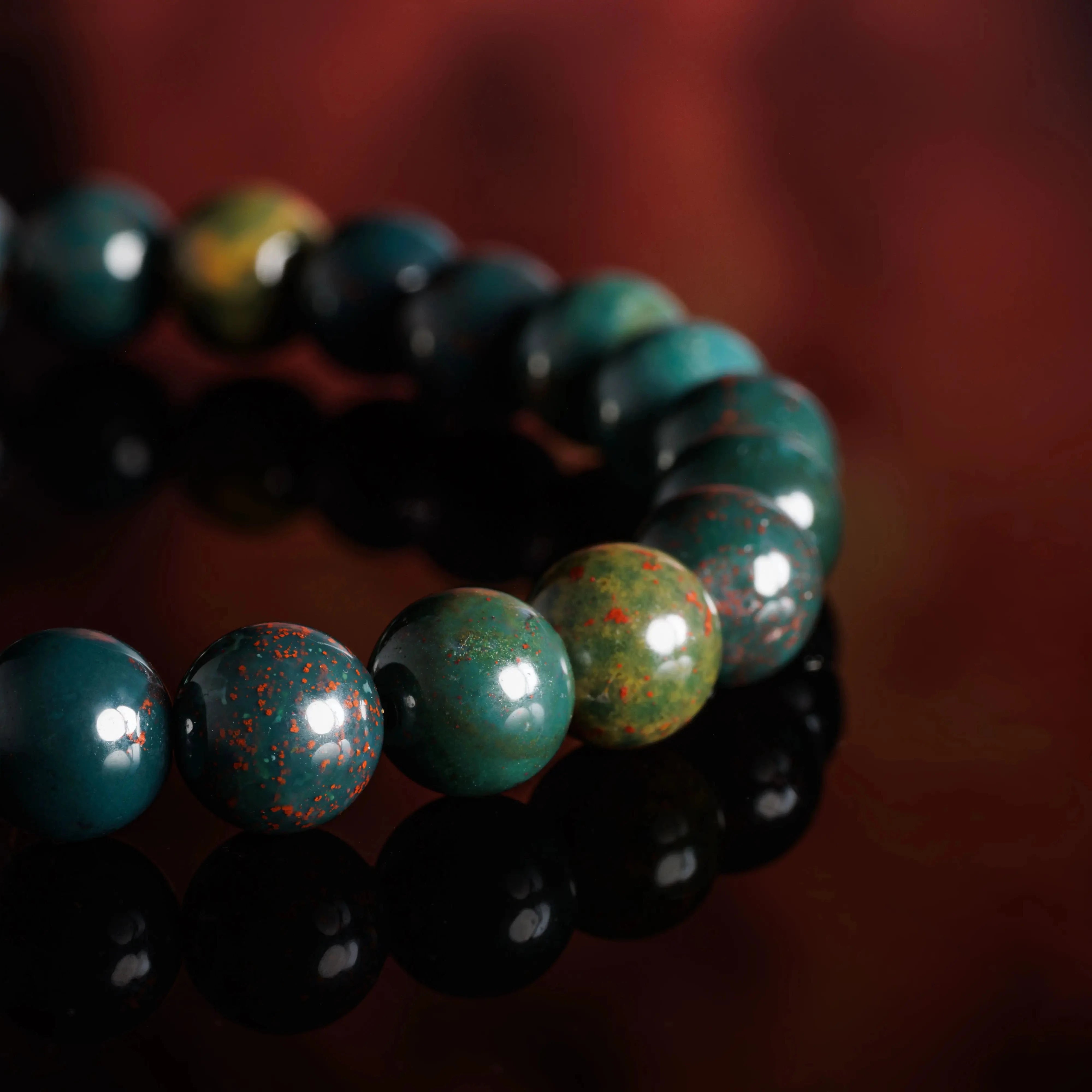 Bloodstone Bracelet II (8mm)