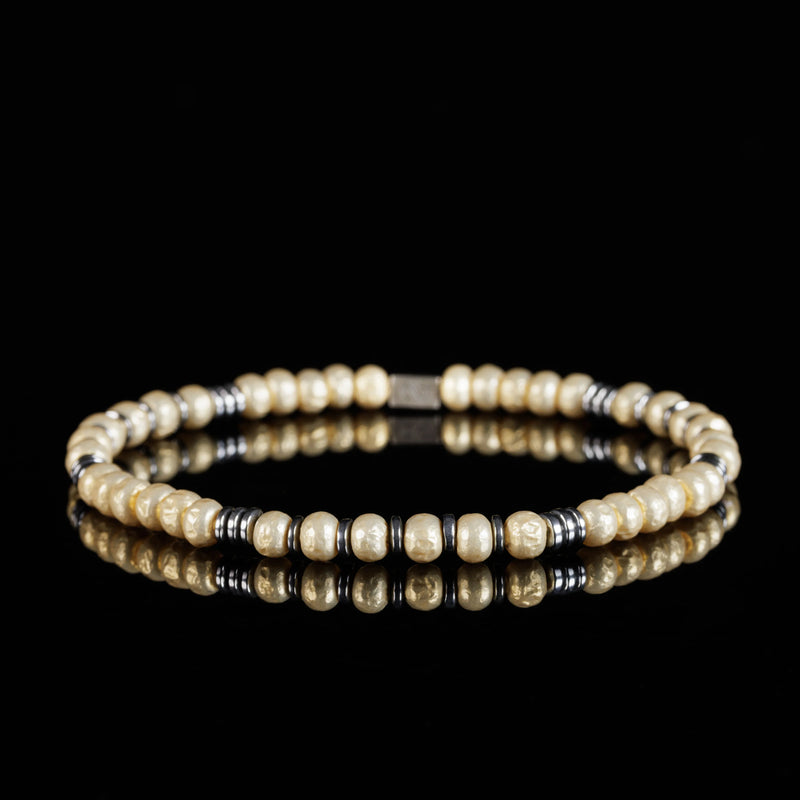 Hematite - Vanilla Bracelet I (4mm)