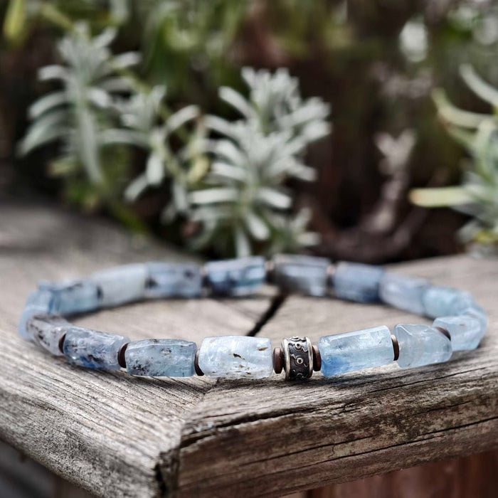 Kyanite Bracelet VII (6mm) - Secondary Specimen