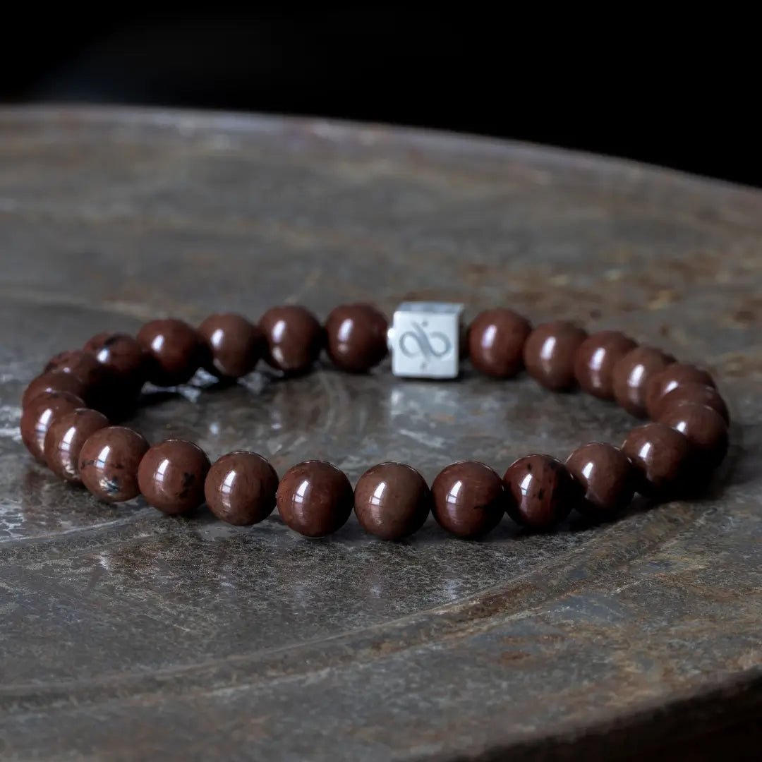 Classic Mahogany Obsidian Bracelet II (8mm)