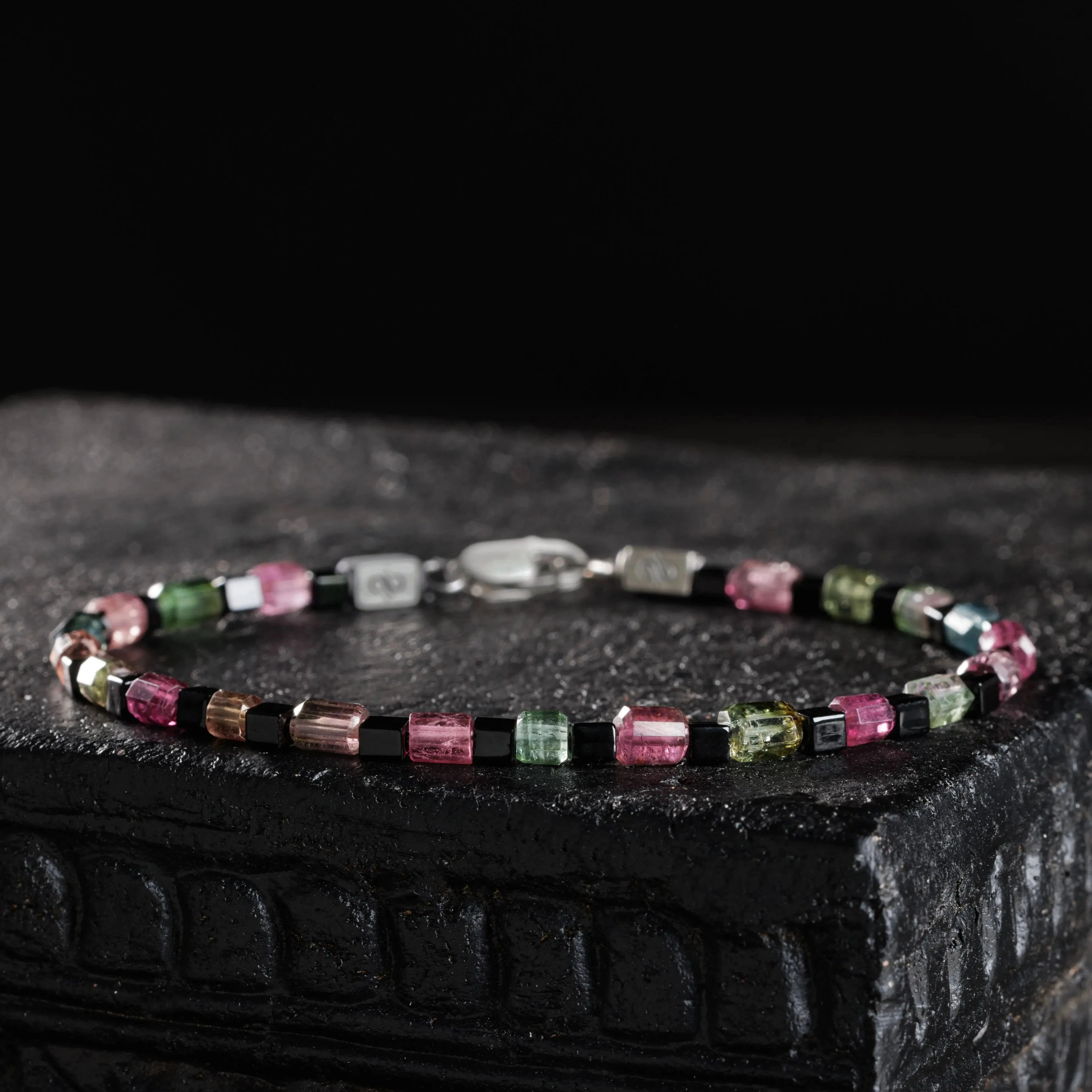 Multicolor Tourmaline Bracelet V (4mm)