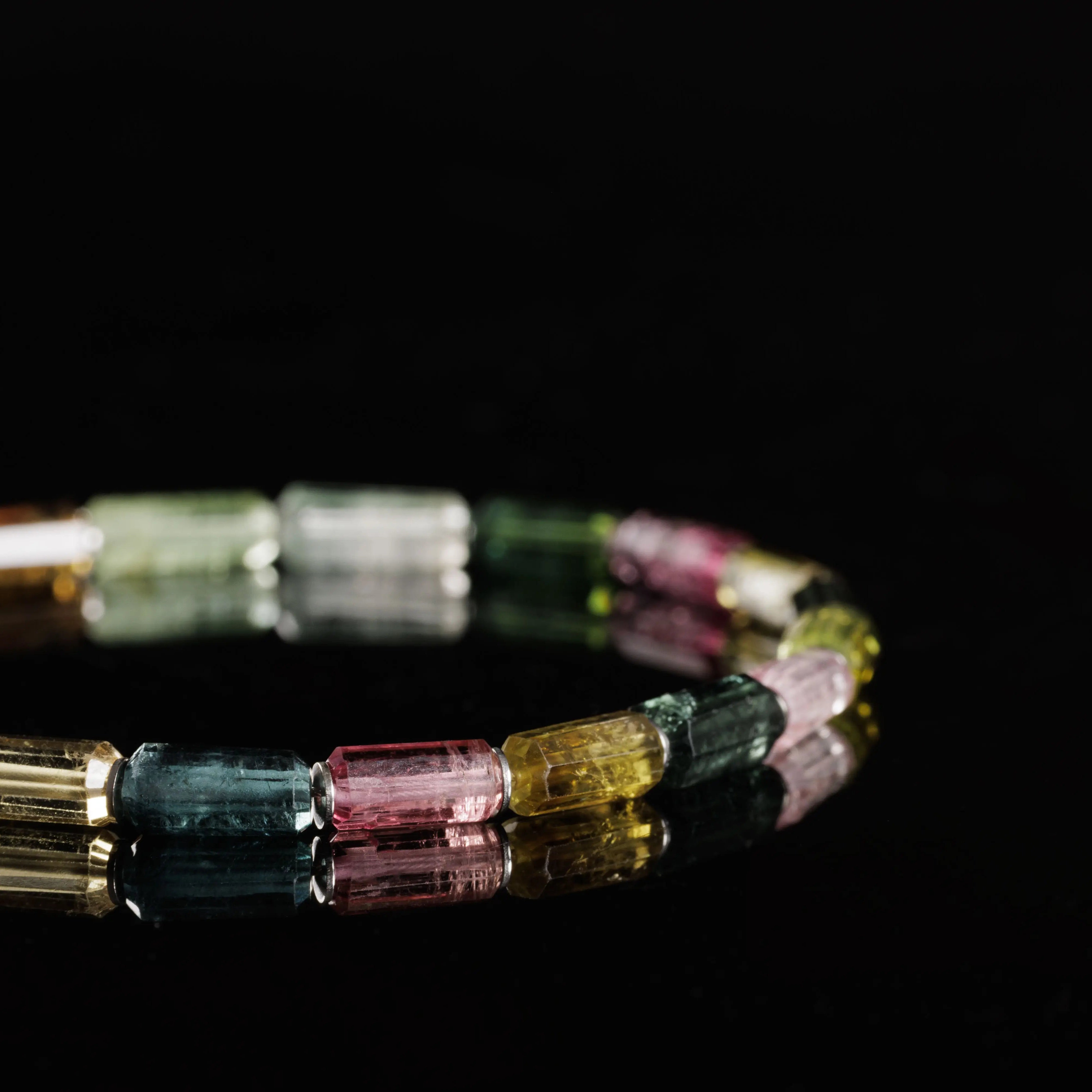 Multicolor Tourmaline Bracelet VII (4mm/27ct)