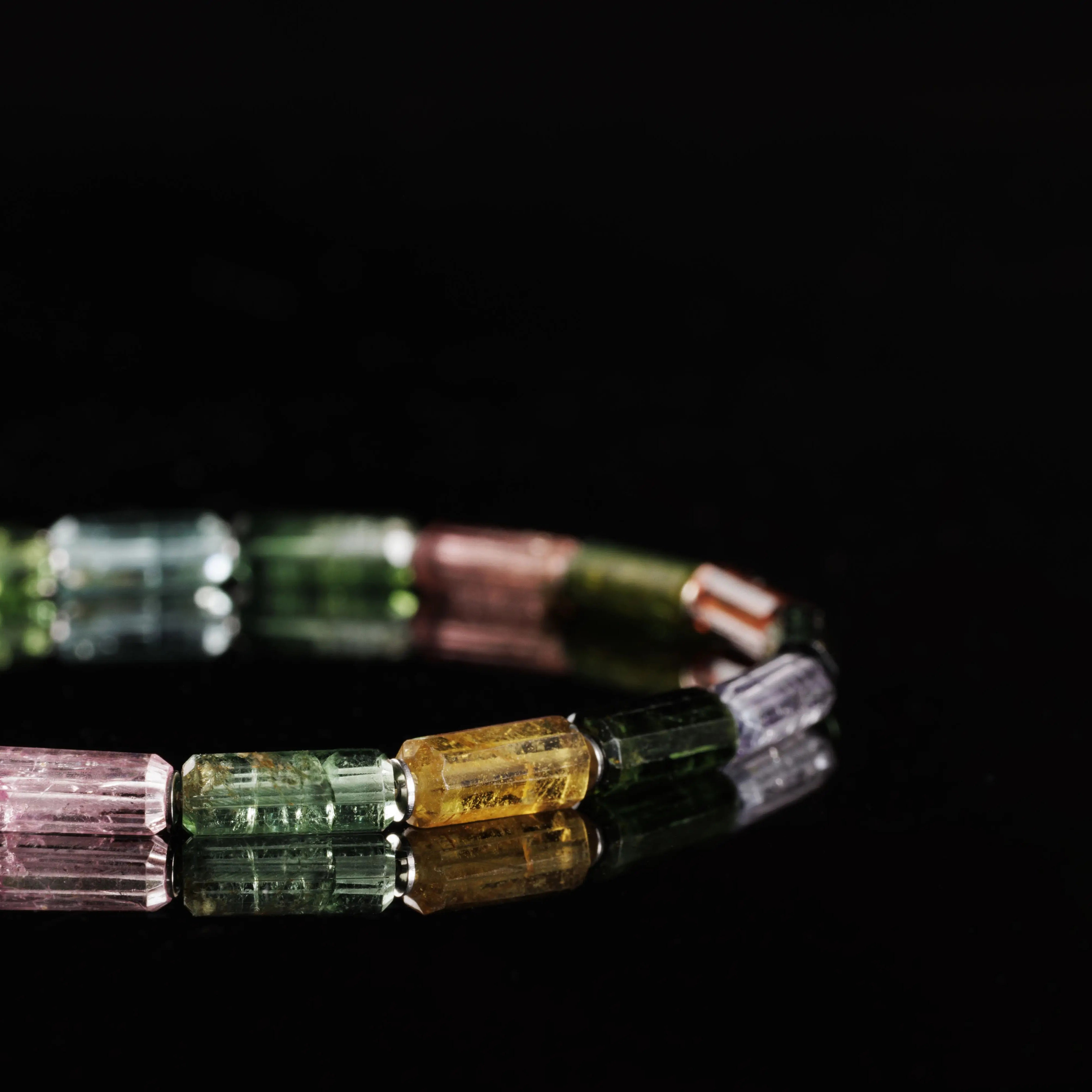 Multicolor Tourmaline Bracelet VIII (4mm/27ct)