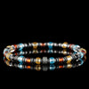 Multicolor Silver & Hematite Bracelet III (6mm)