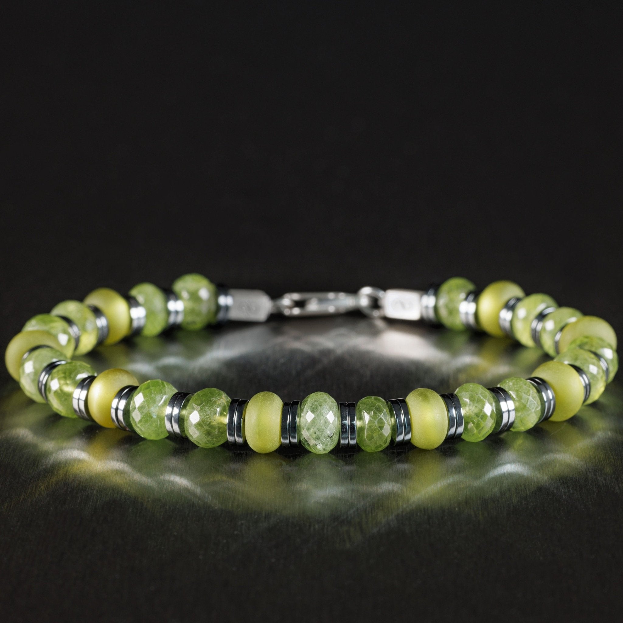 Peridot-Armband VI (7,5-8mm)