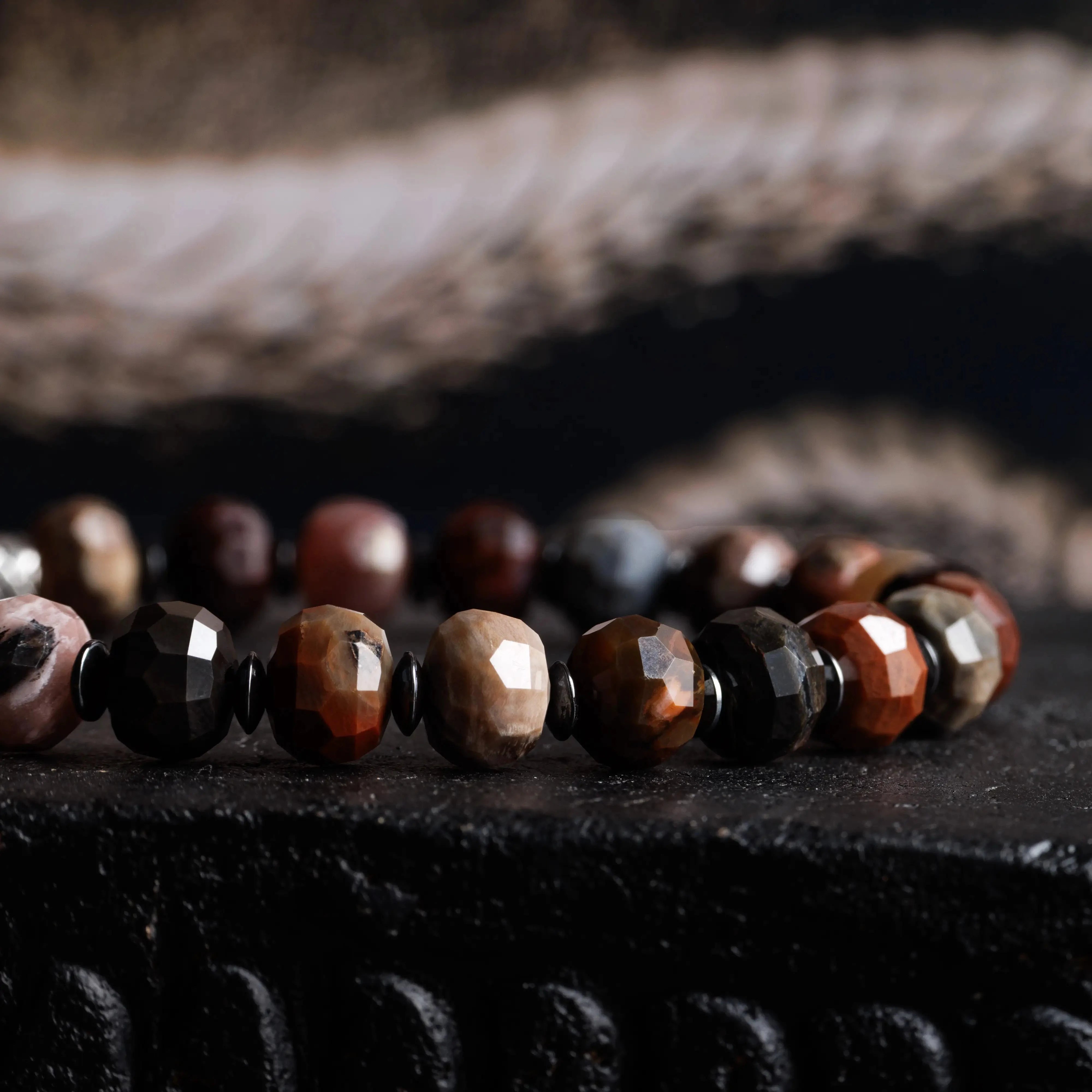 Petrified Wood Bracelet II (8mm)