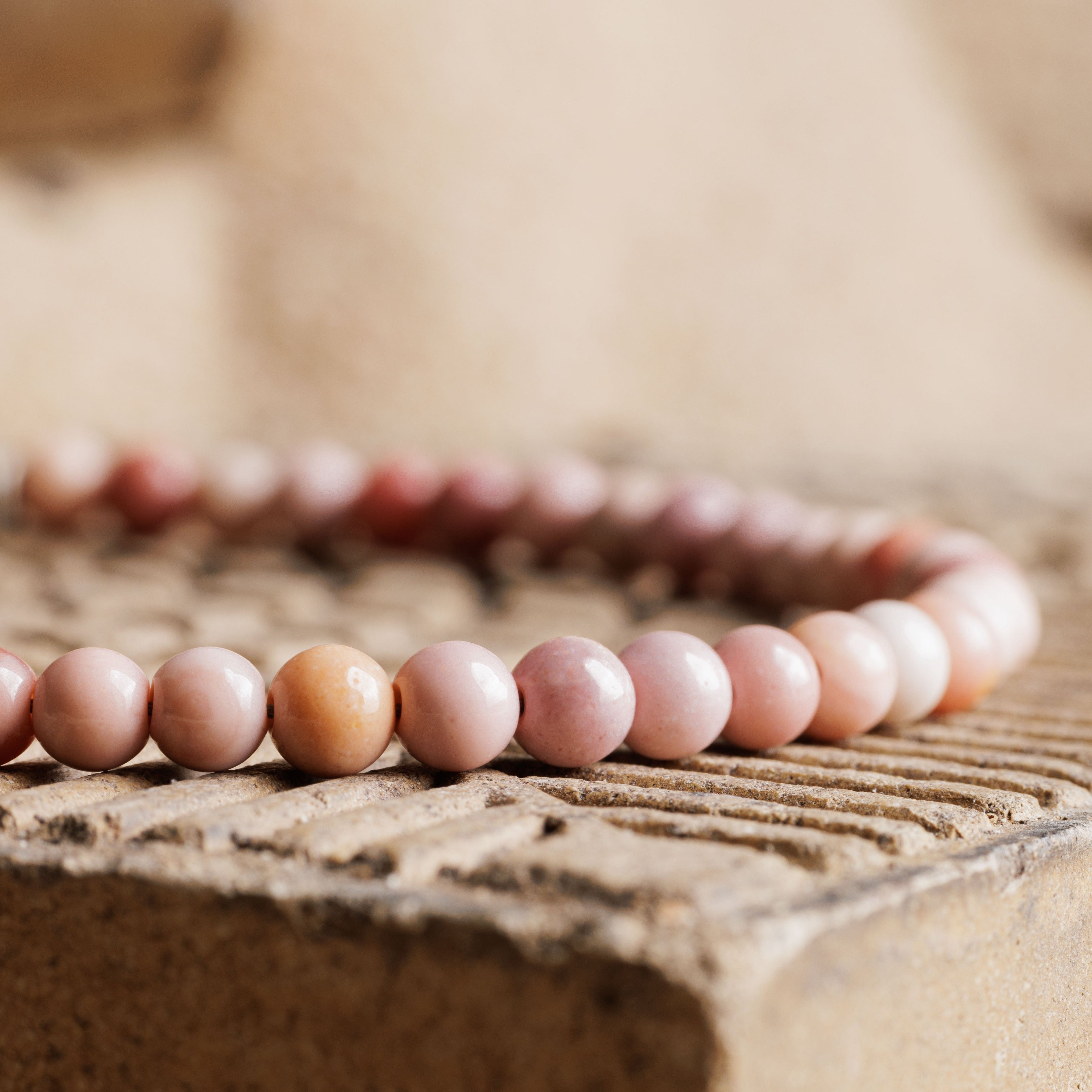 Australian Pink Opal Bracelet I (4mm)